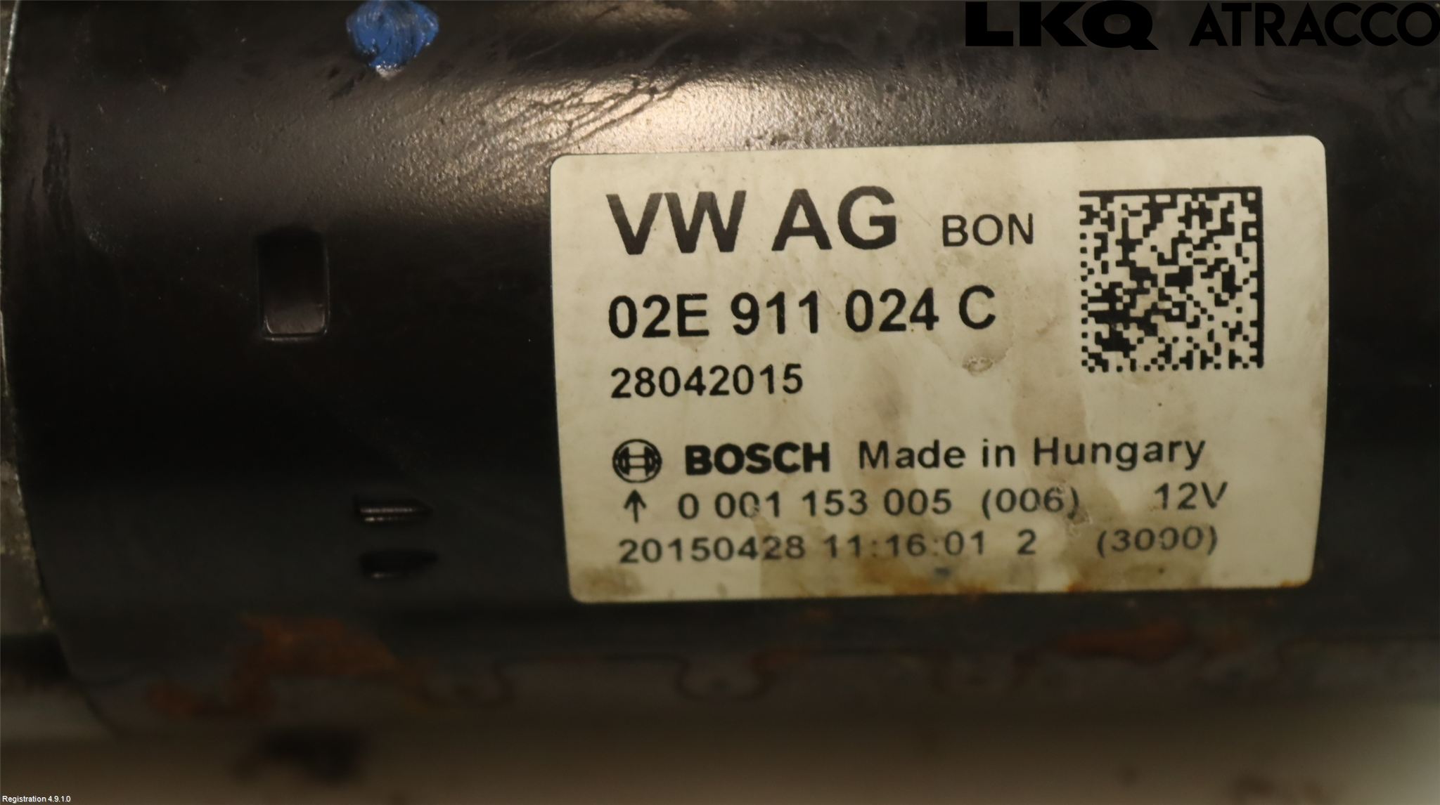 Volkswagen VW SHARAN 11- Startmotor Diesel