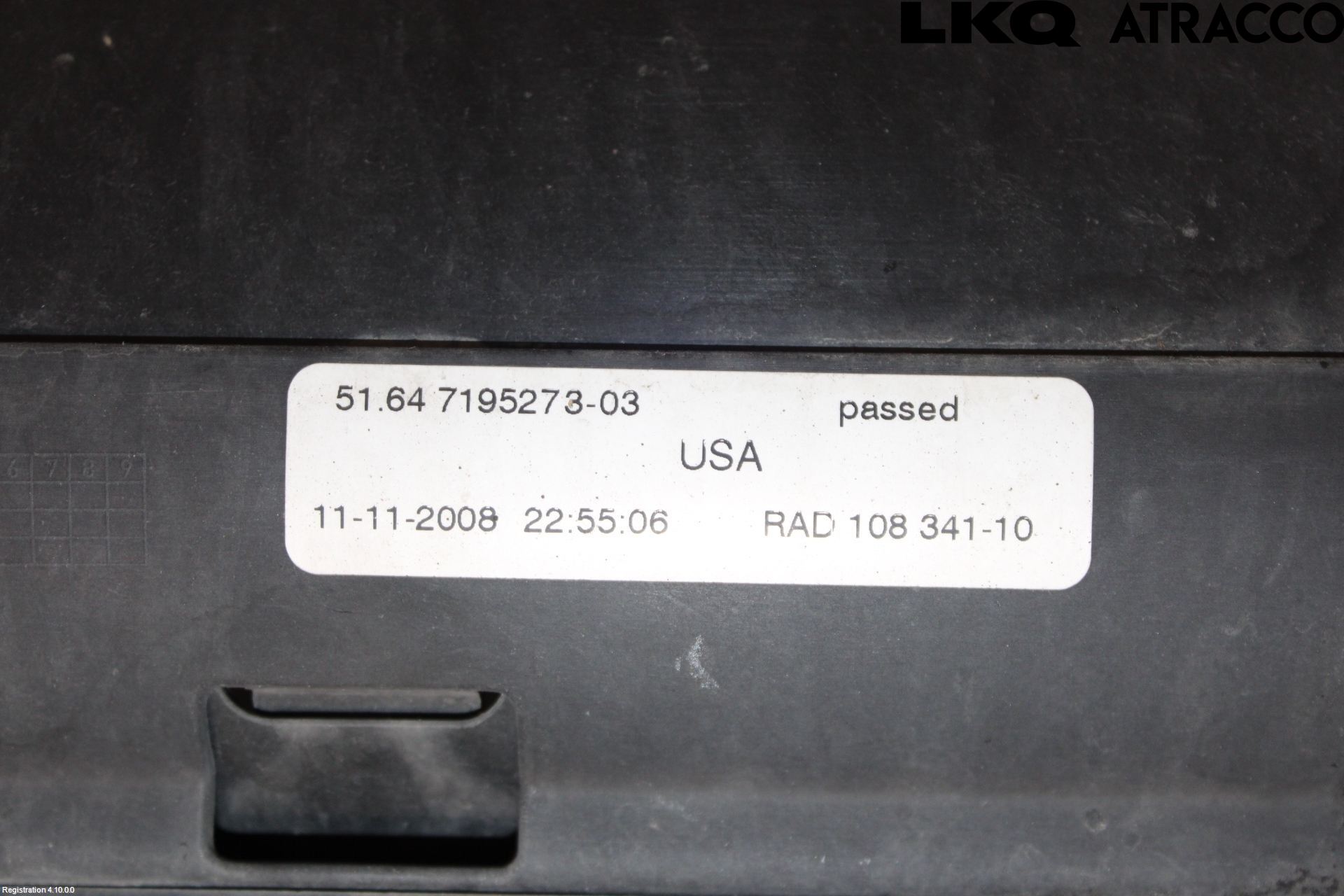 BMW X6 E71/E72   08-14 Frontplate