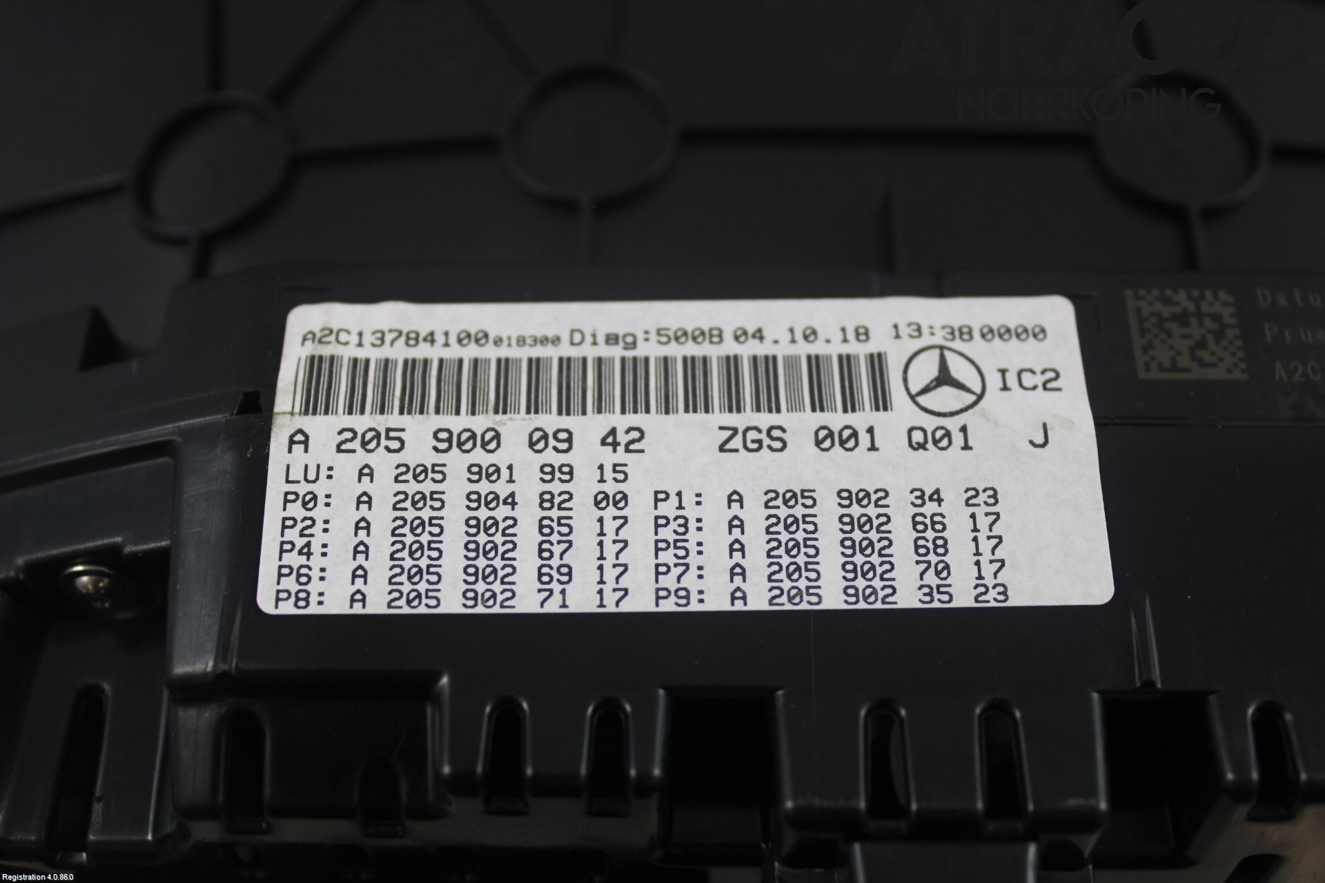 Mercedes-Benz MB C-KLASS (W205) 14-21 Instr Kombinert