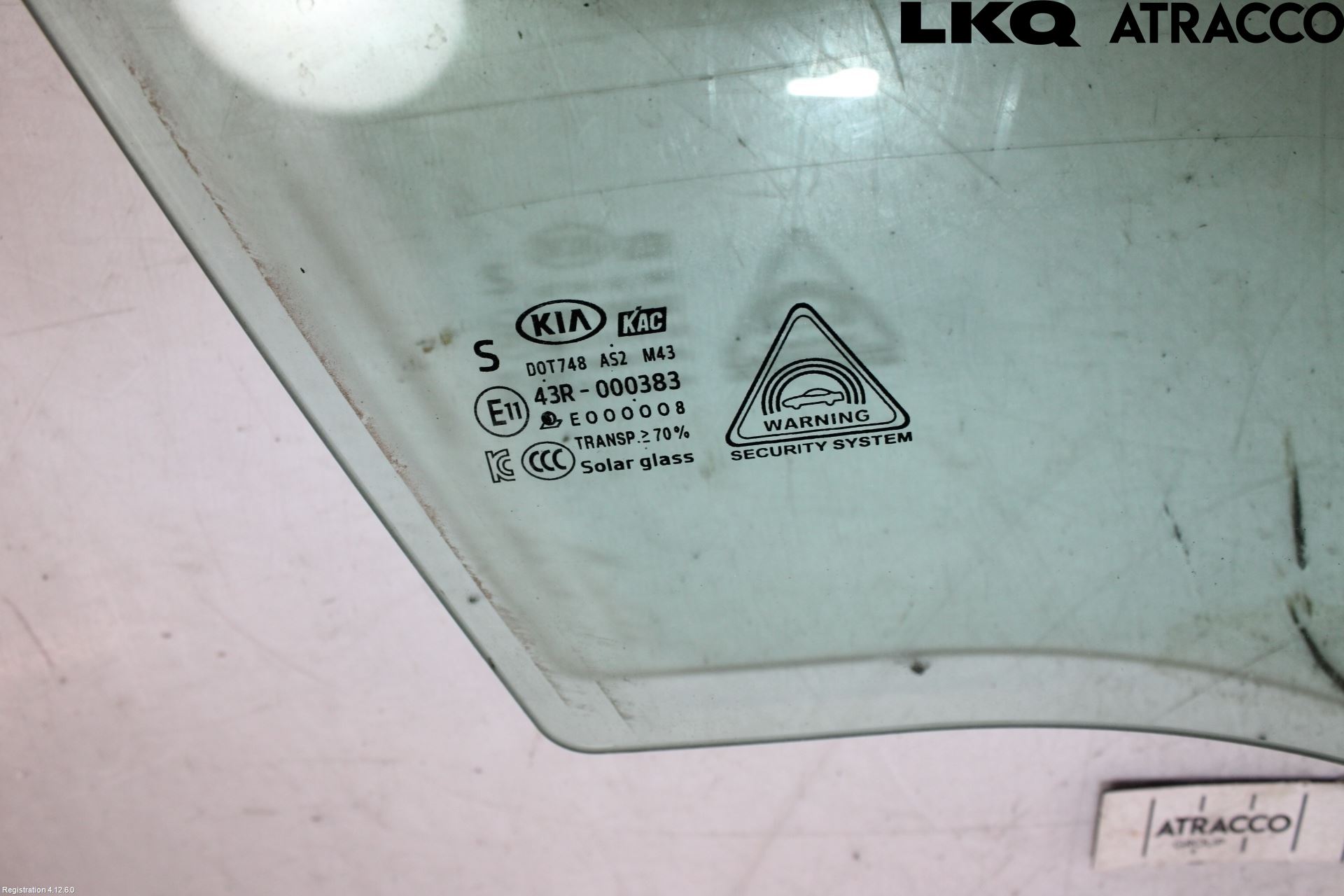 Kia OPTIMA 16-20 Dørrute Foran Høyre 4 Dørs