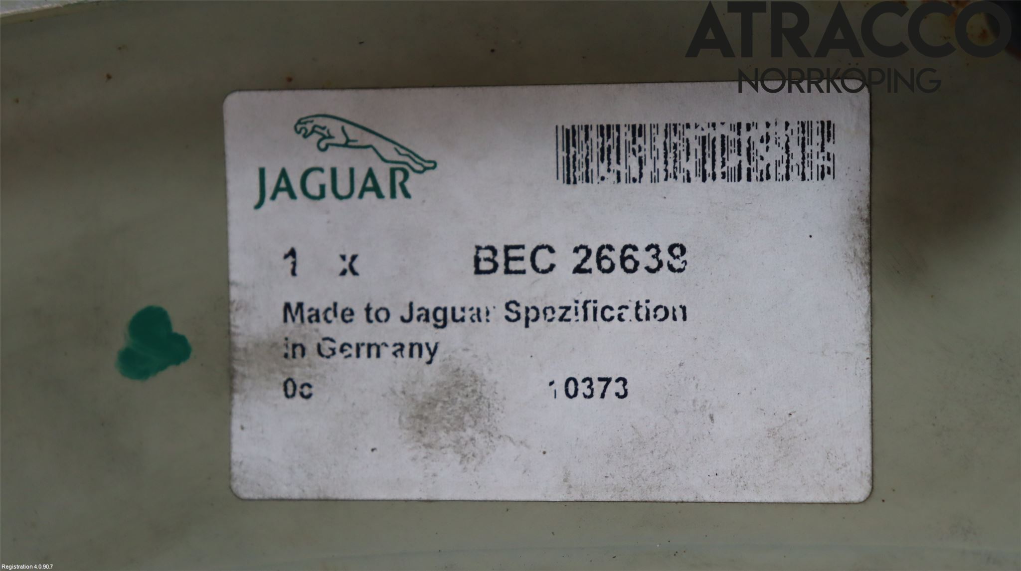 Jaguar XJS Støtfanger Foran List