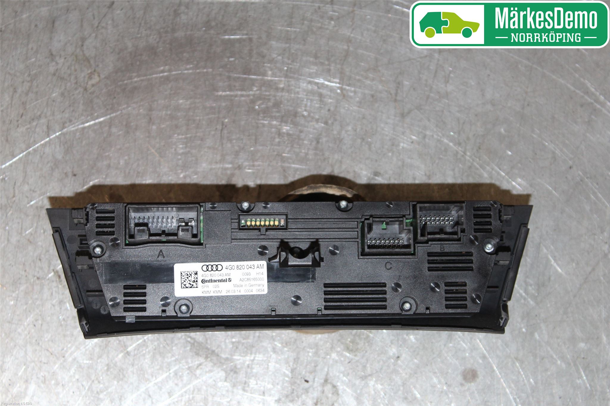 Audi A6/S6 4G 11-18 Varmeapparat Panel(Regulering)