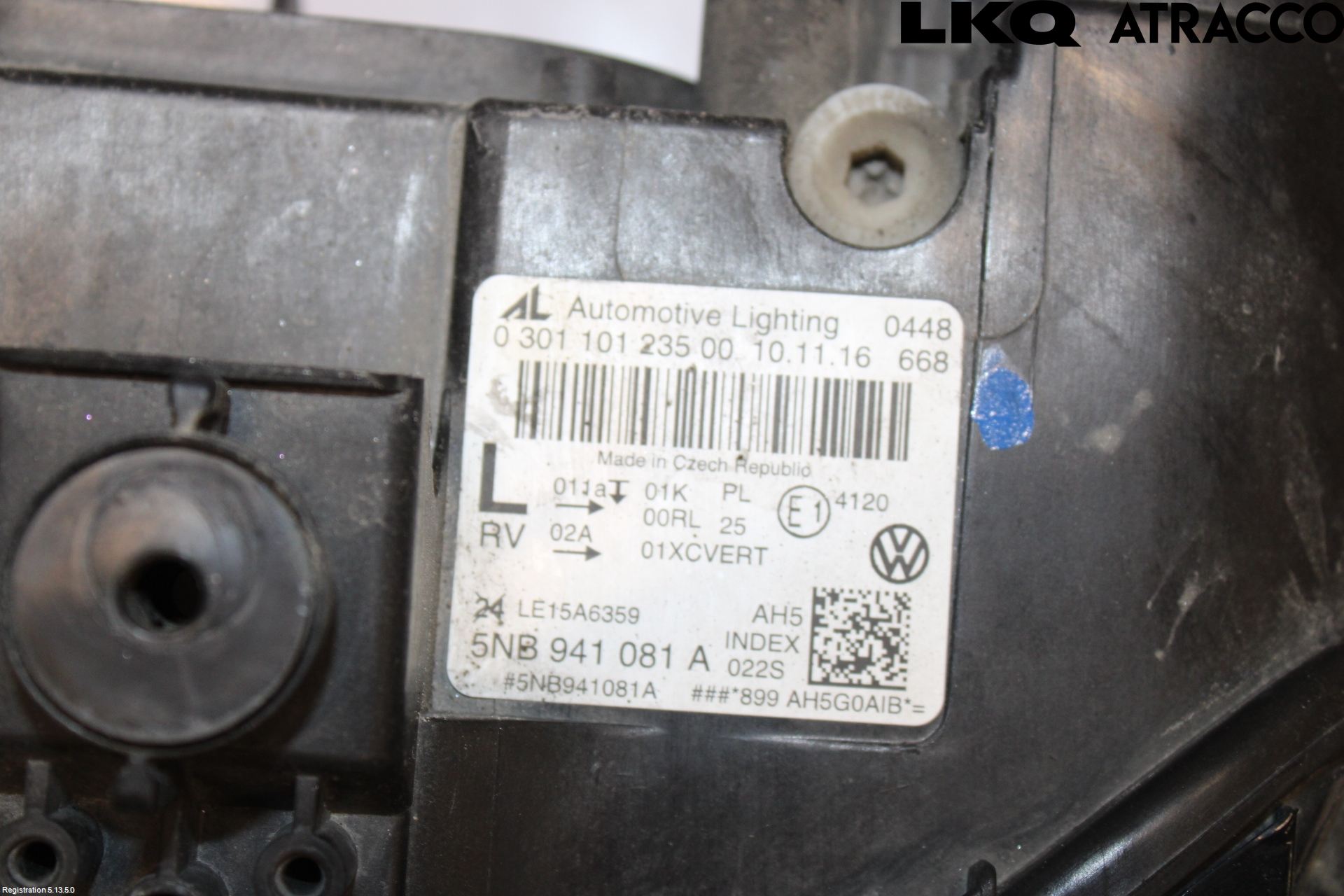 Volkswagen VW TIGUAN 16-24 Frontlykt Venstre