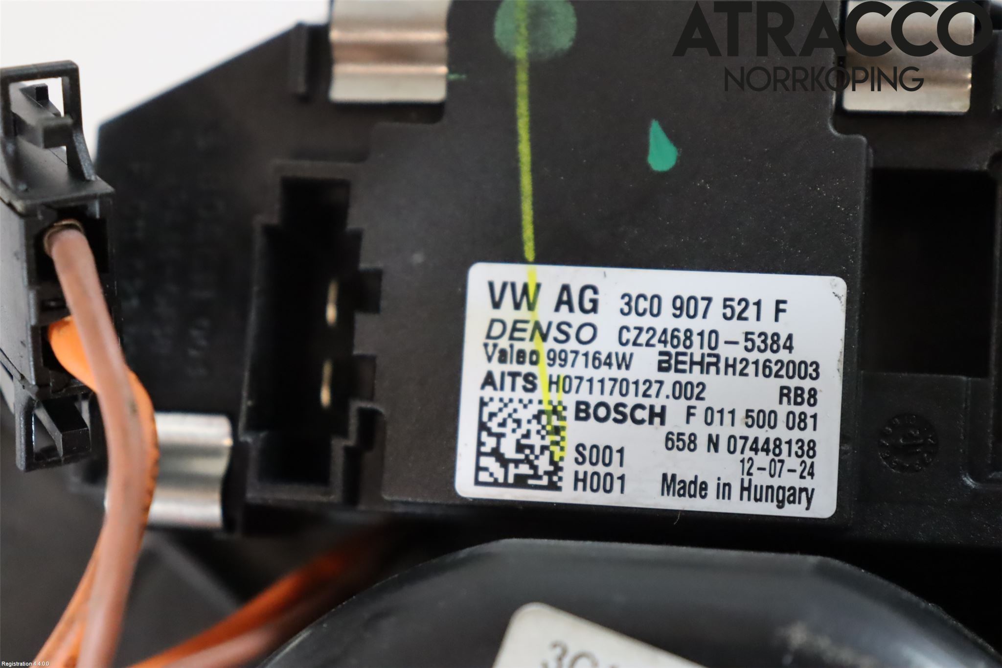 Volkswagen VW TIGUAN 07-16 Varmeapparat Viftemotor