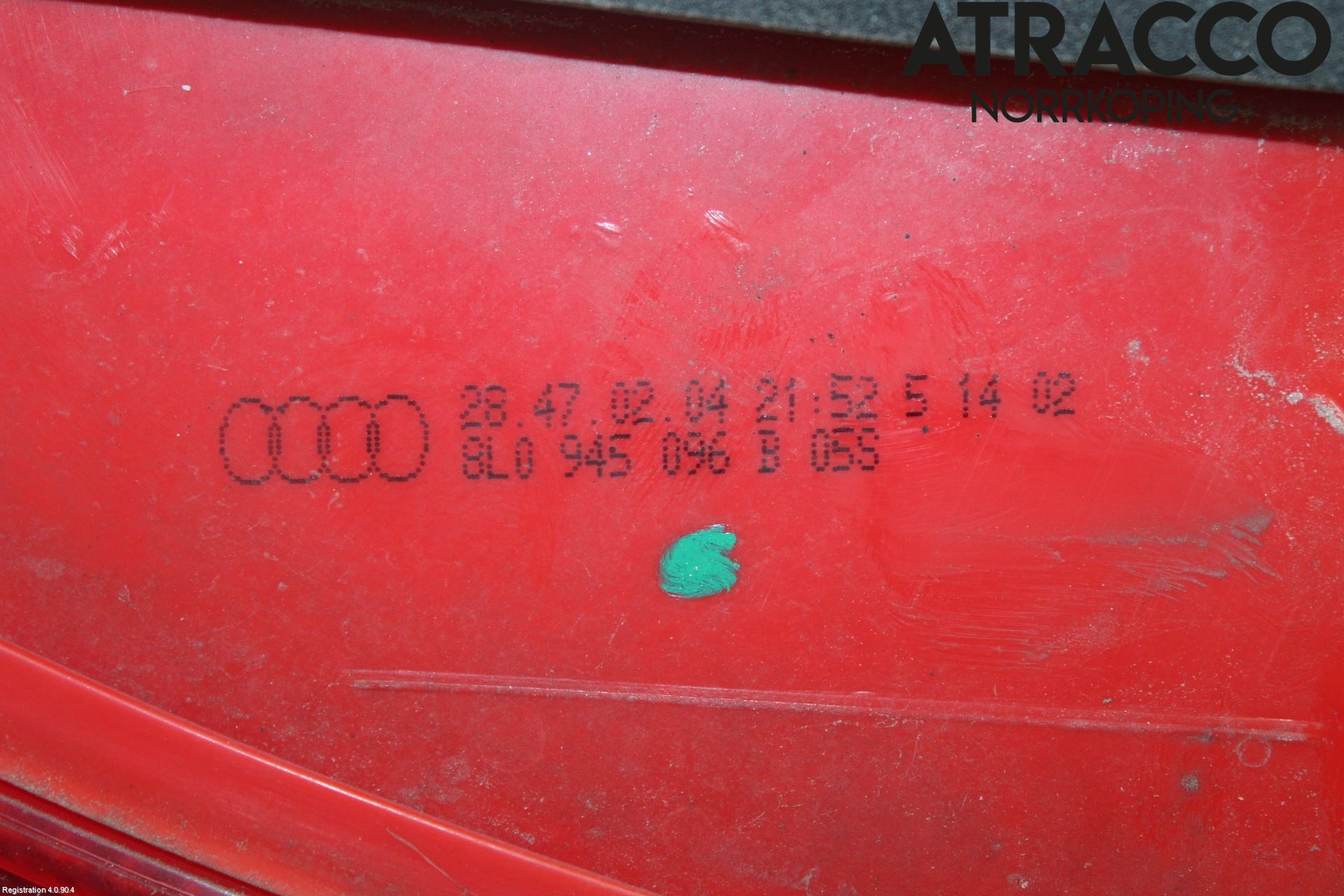 Audi A3/S3     96-03 Baklykt Høyre