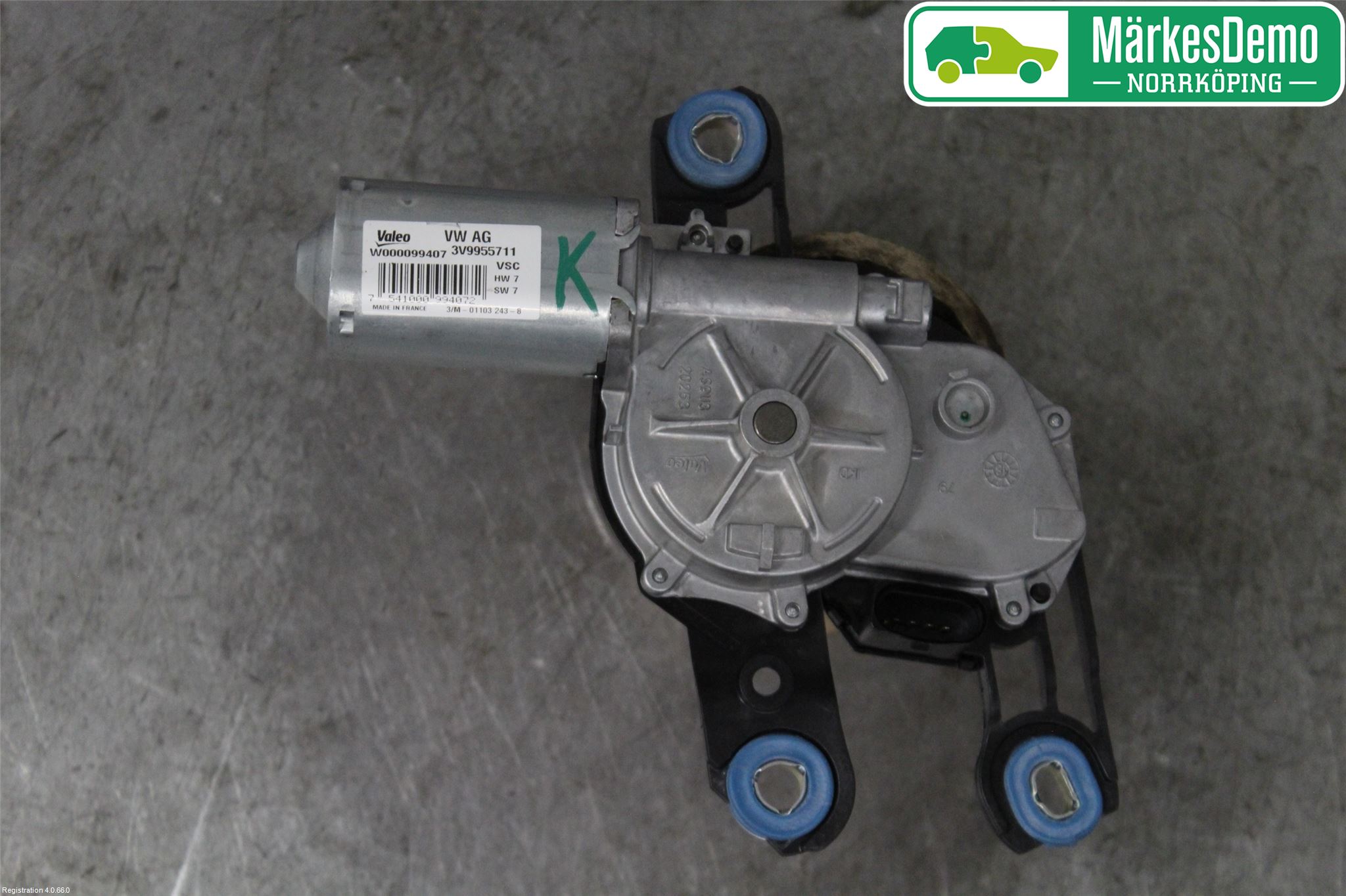 Skoda SUPERB 16-24 Viskermotor Bakluke