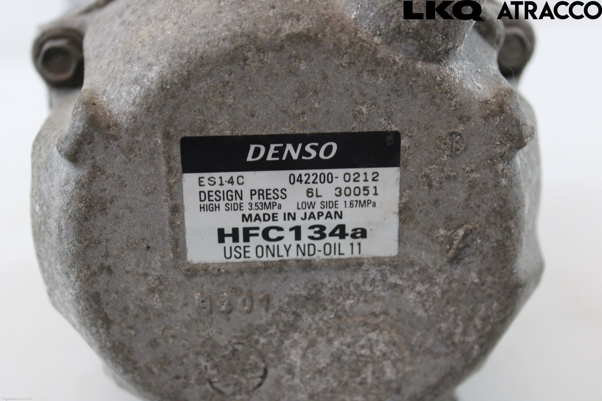 Toyota PRIUS ZVW30 09-20 Varme Ac Kompressor