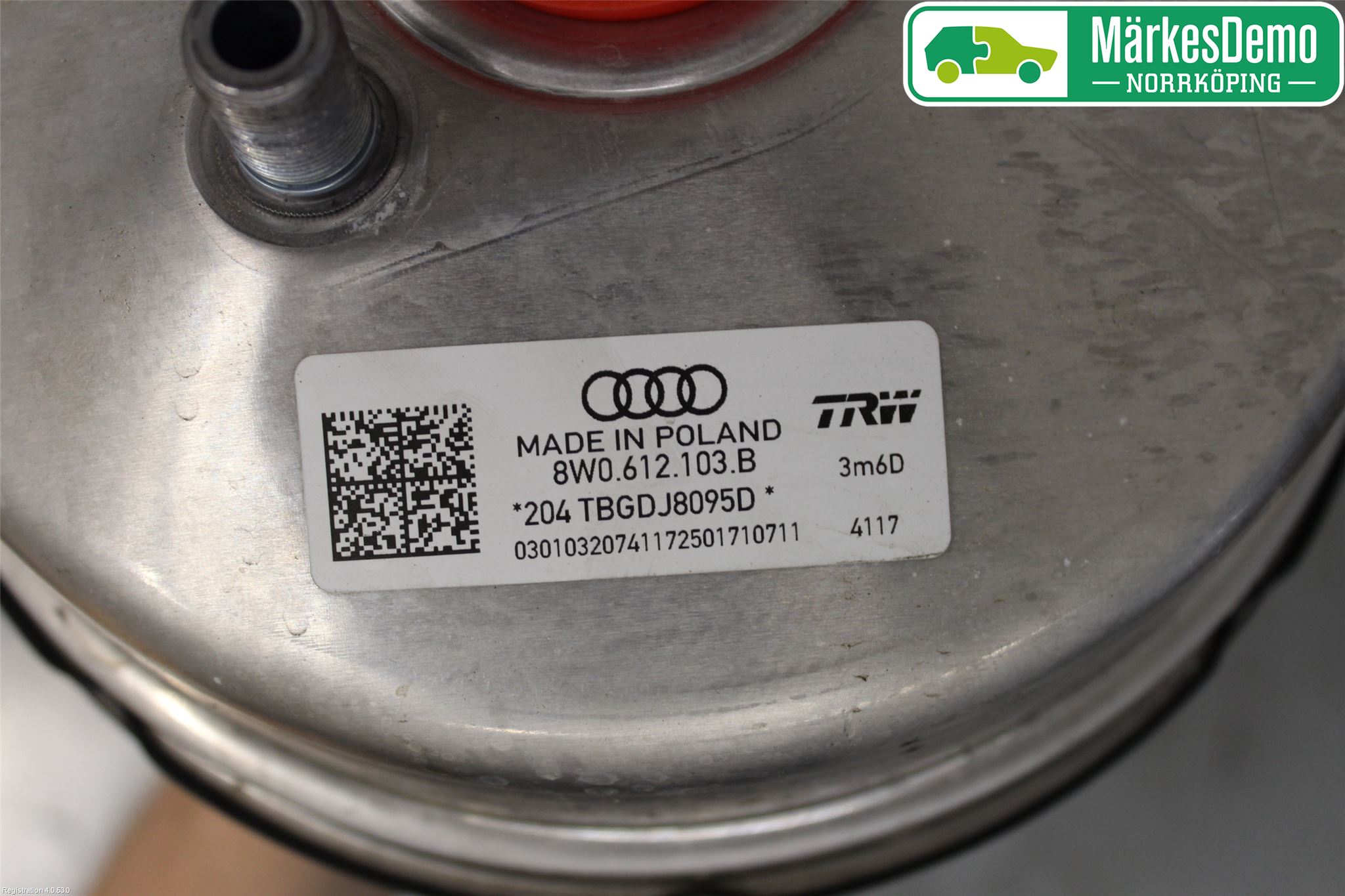 Audi A4/S4 B9 16-19 Bremseservo