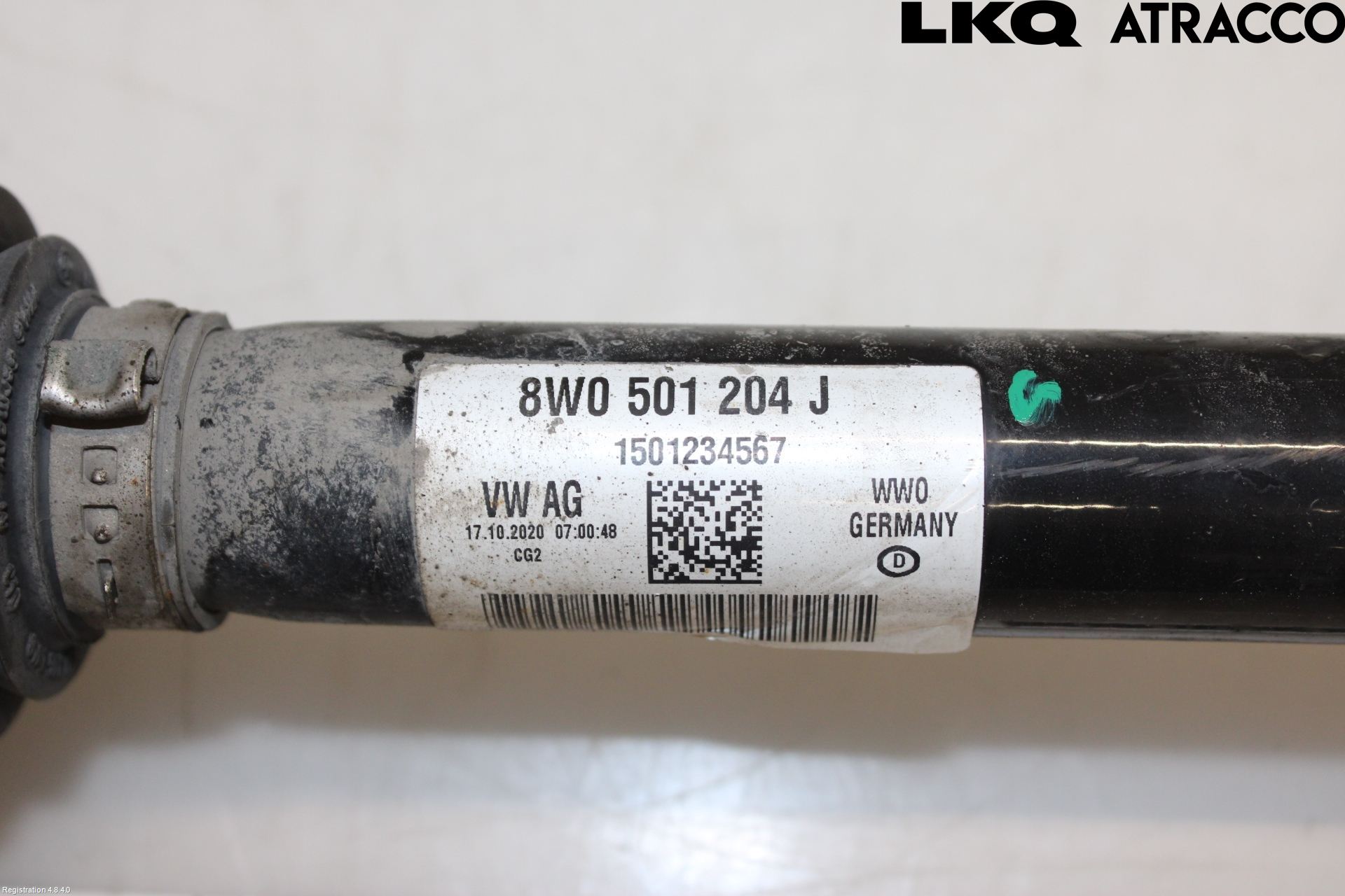 Audi A5 17- Drivaksel Bak Kompl Høyre
