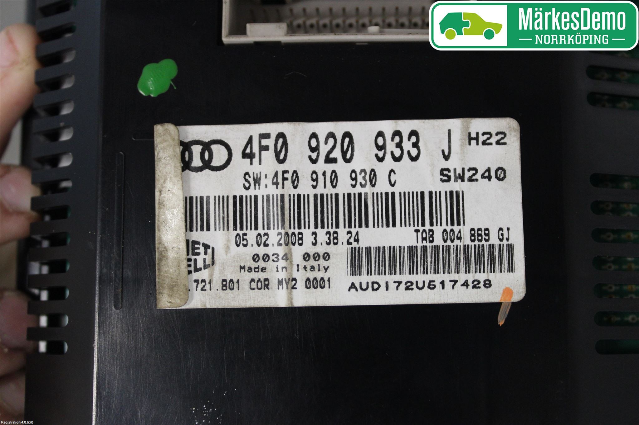 Audi A6/S6     05-11 Instr Kombinert