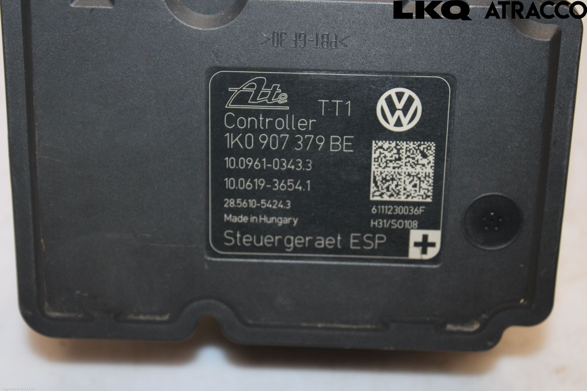 Volkswagen VW GOLF VI 09-13 Abs Hydraulikkaggregat