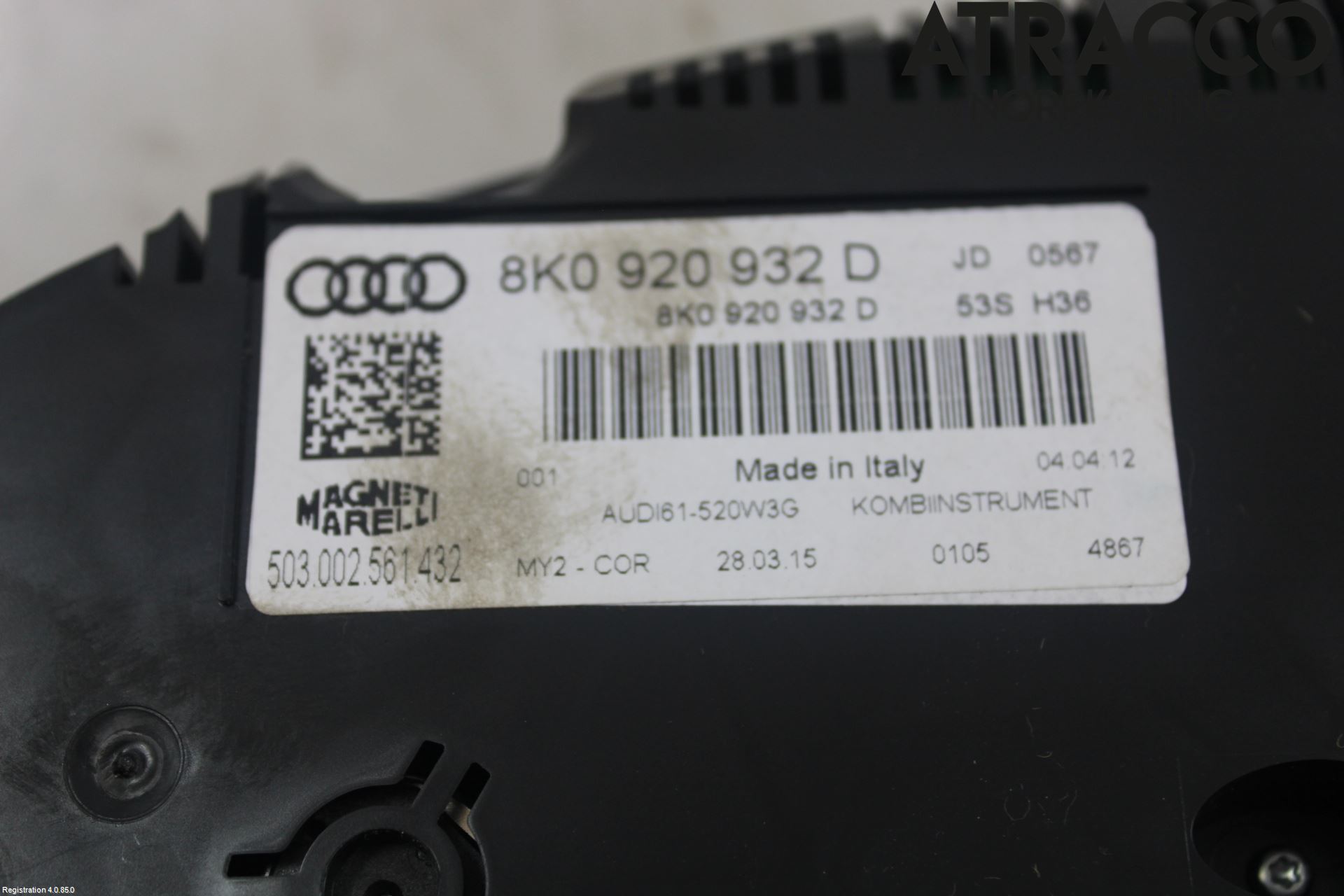Audi A4 ALLROAD 09-16 Instr Kombinert
