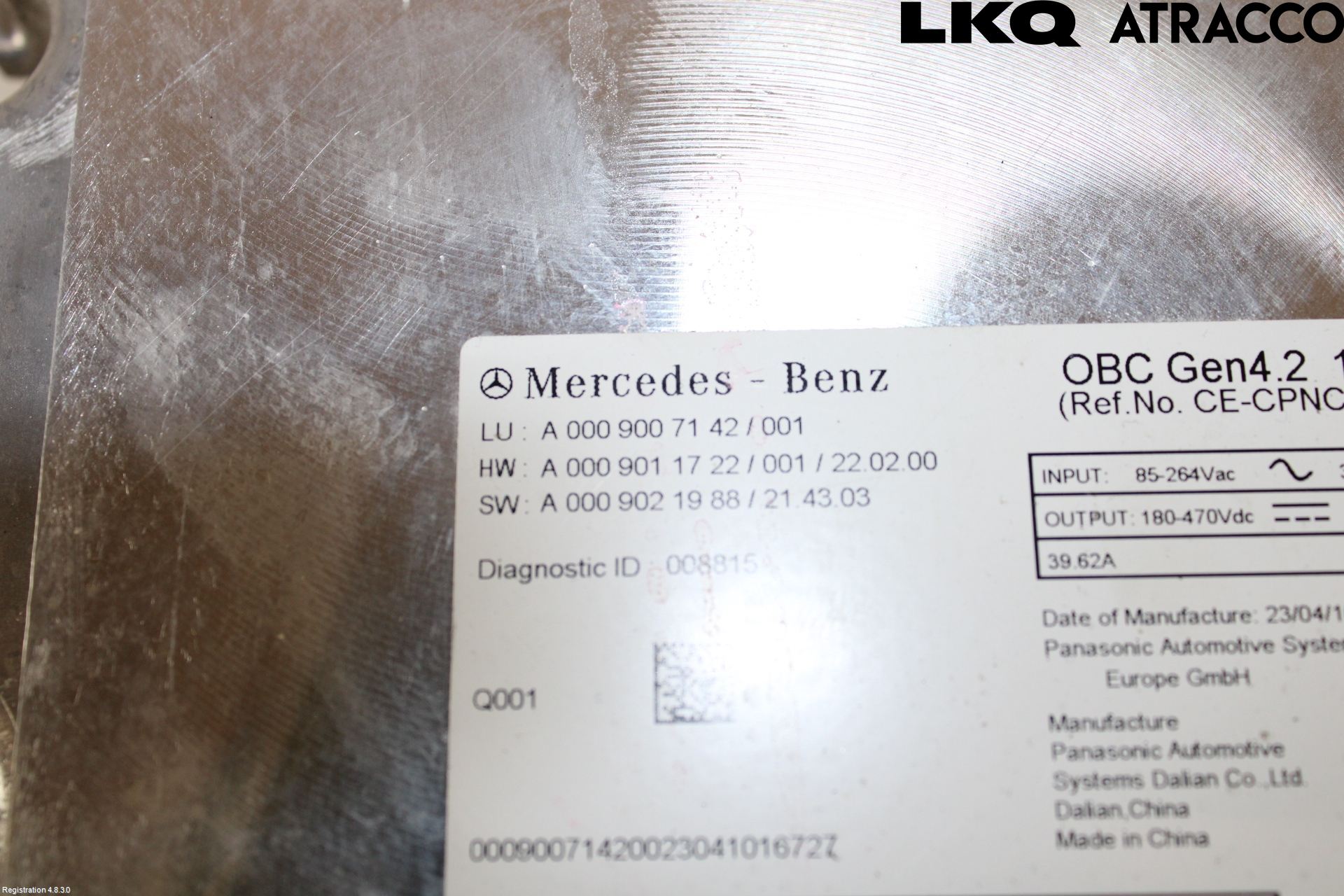 Mercedes-Benz MB EQE (V295) 22- Batterilader Hybrid