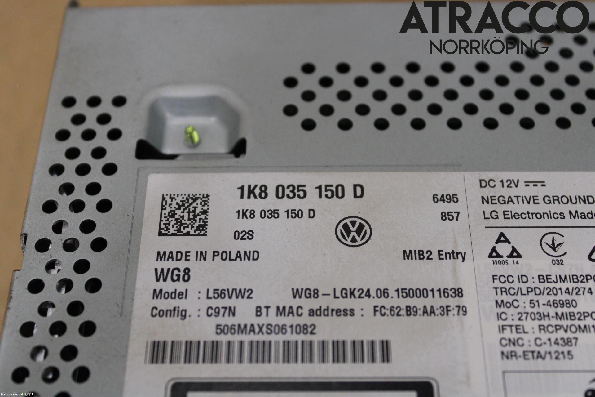 Volkswagen VW TRANSP/CARAVELLE (T6) 16-22 Stereo Radio Med Cd