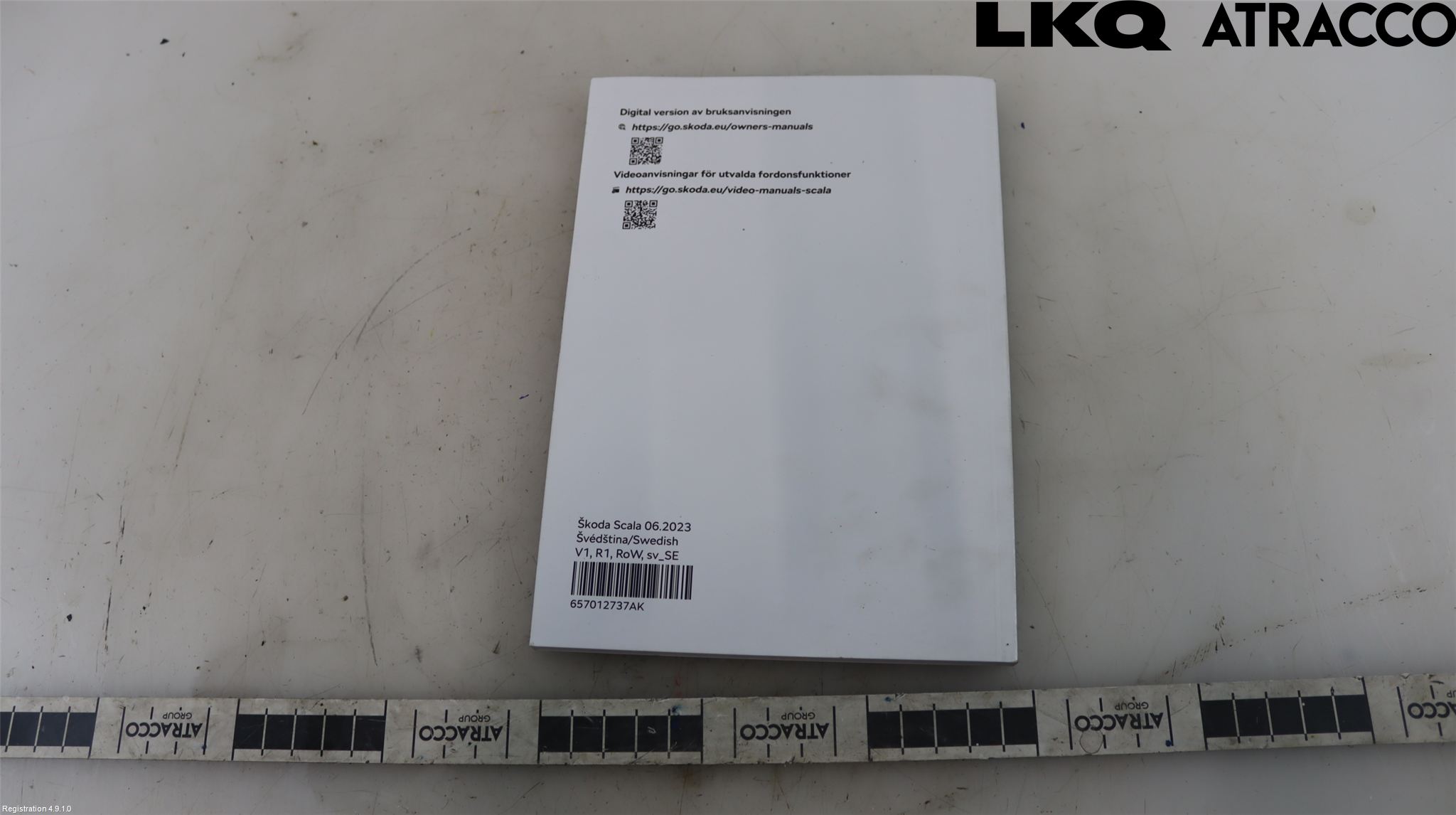 Skoda SCALA 19- Instruksjonsbok