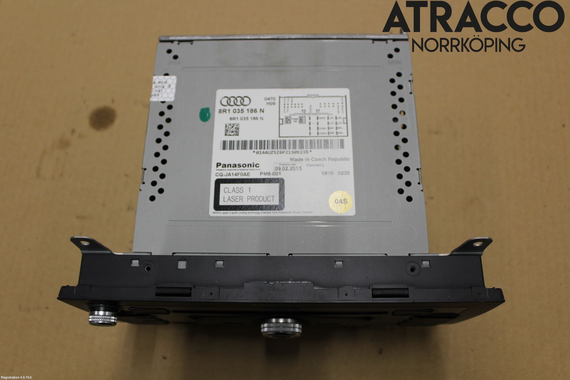 Audi A5 07-16 Stereo Radio Med Cd