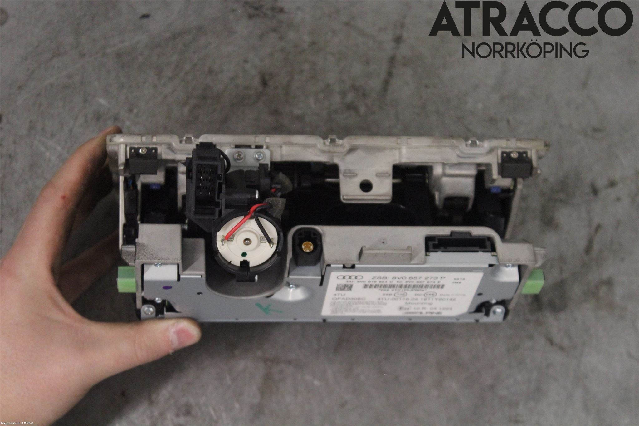 Audi A3/S3 8V 13-20 Instr Skjerm Dvd-Gps-Ac-Tlf