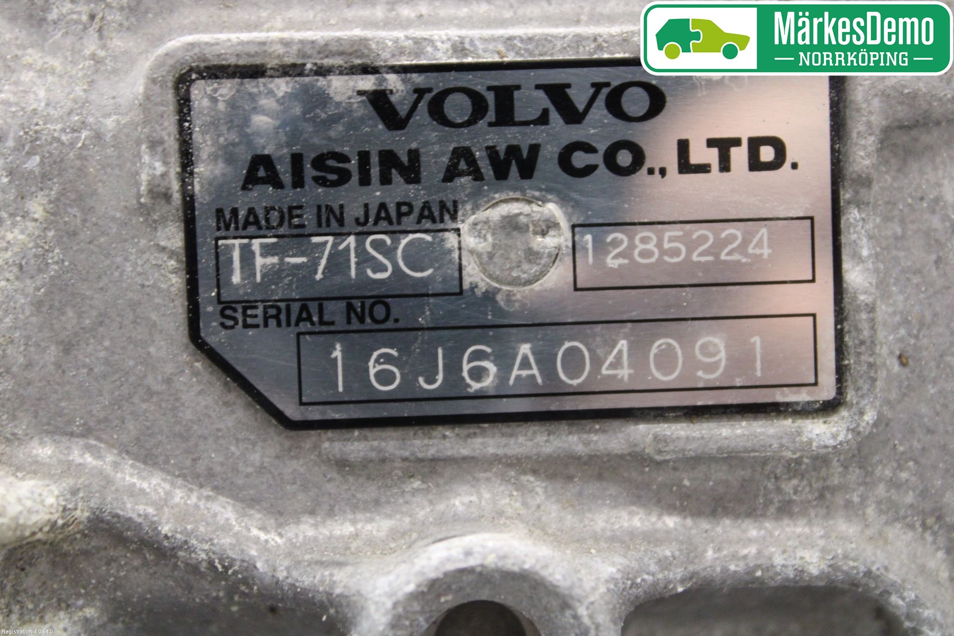 Volvo V40 12-19 Gearkasse Automat