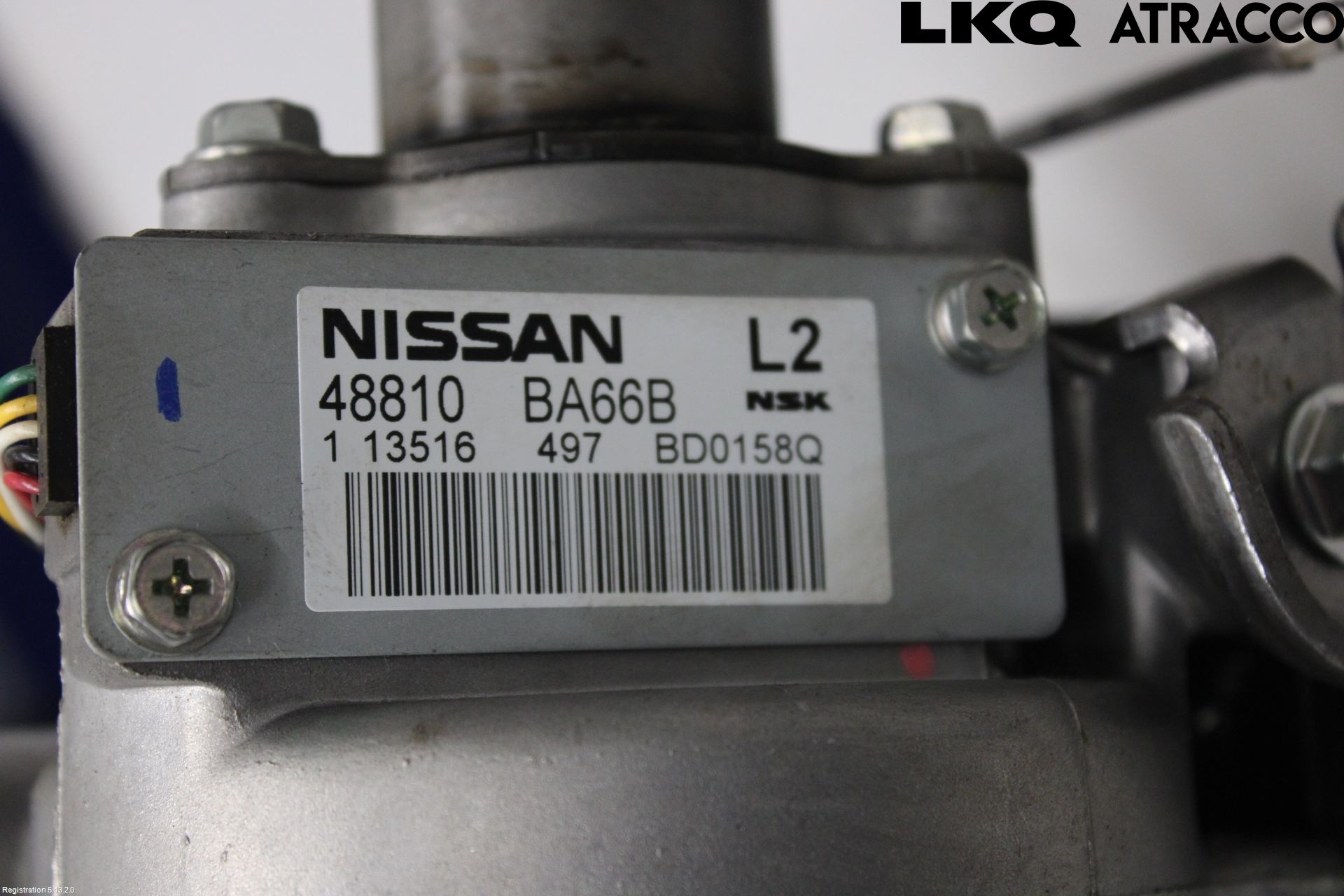 Nissan JUKE 10-14 Rattakselaggregat Innebygd Servo
