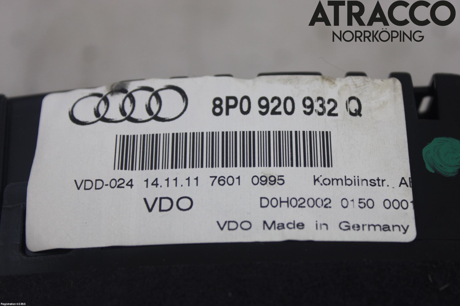 Audi A3/S3 05-13 Instr Kombinert