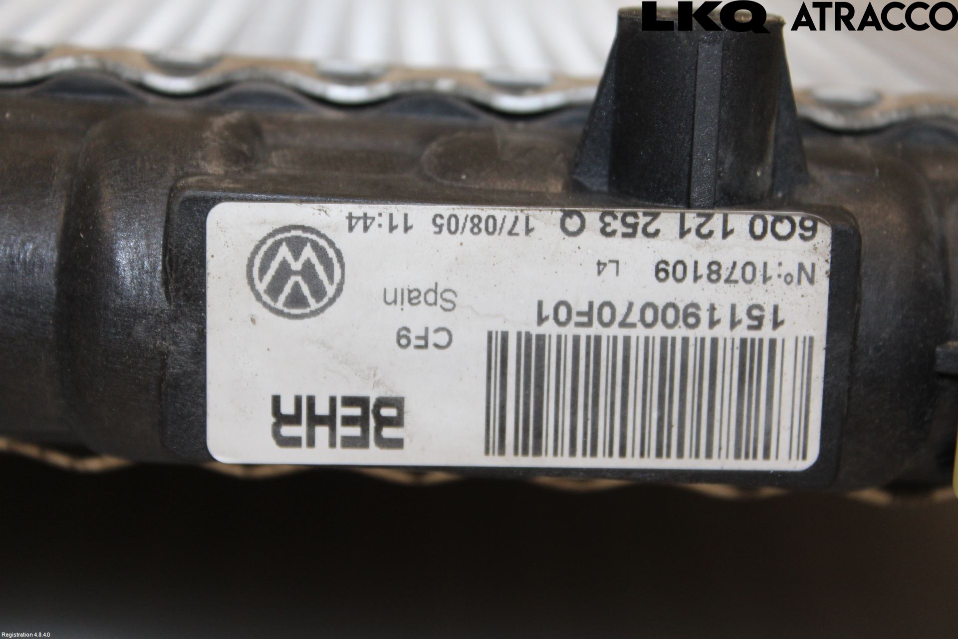 Volkswagen VW POLO 05-09 Radiator Manuell