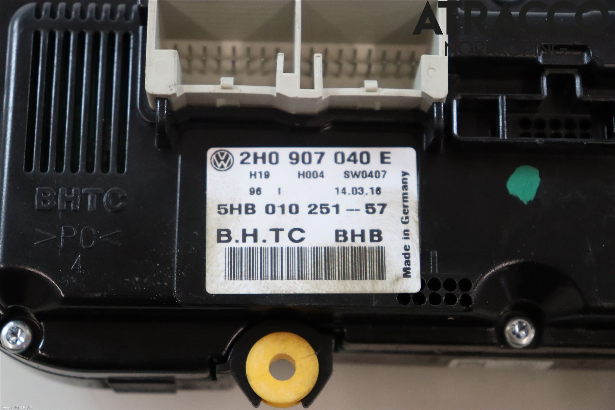 Volkswagen VW AMAROK 2H 10-22 Varmeapparat Panel(Regulering)