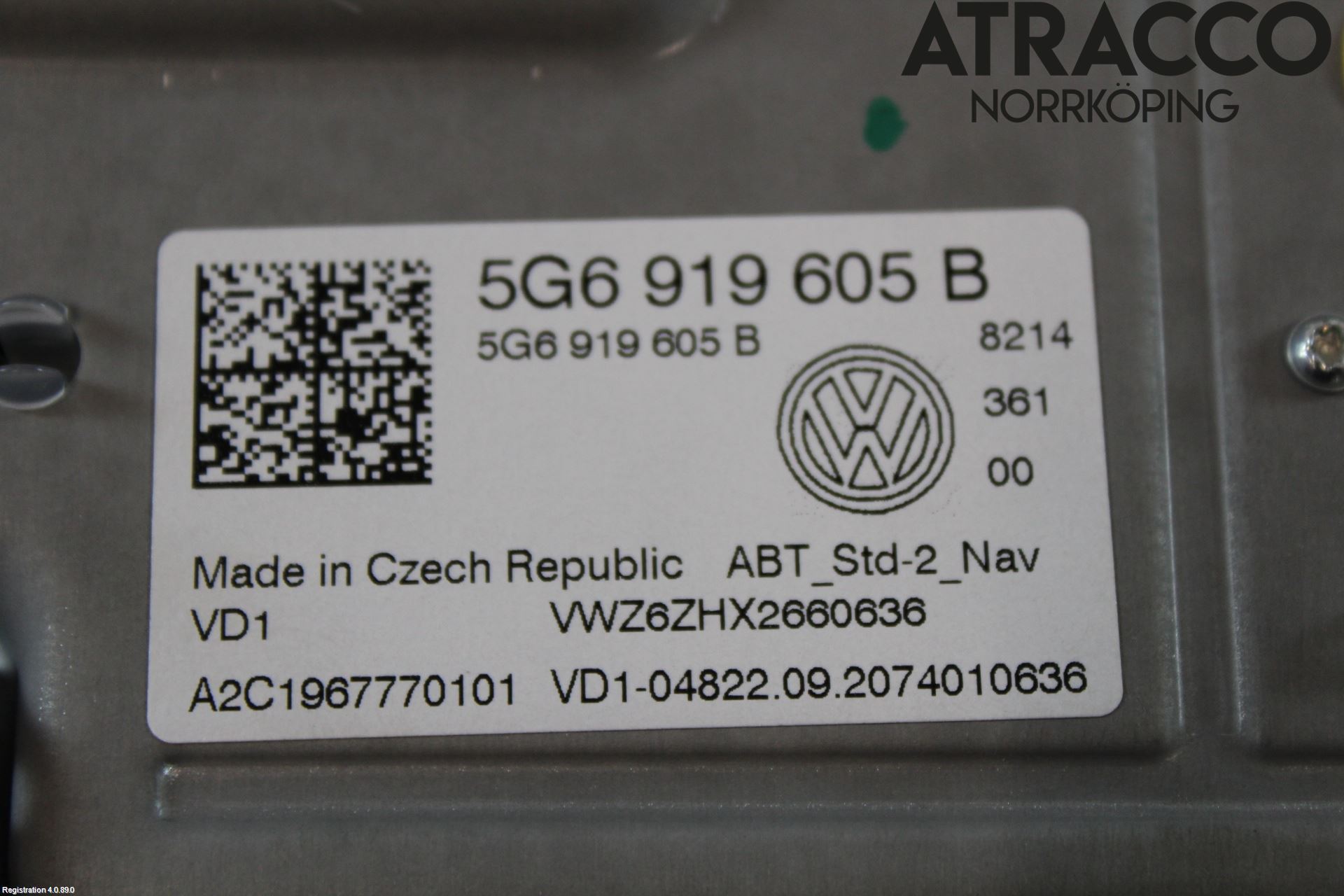 Volkswagen VW TIGUAN 16-24 Multifunktionsdisplay