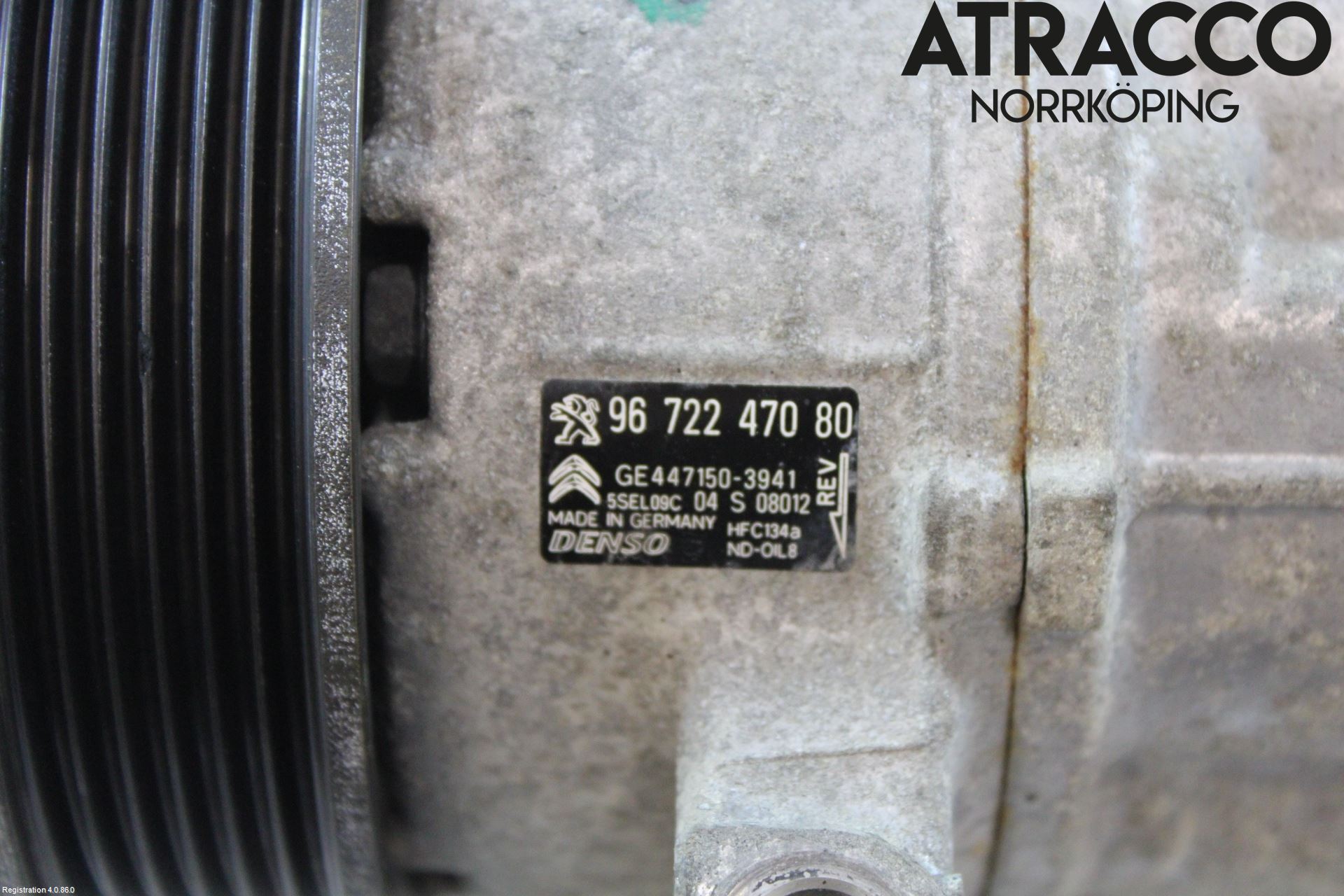 Peugeot 208 12-15 Varme Ac Kompressor
