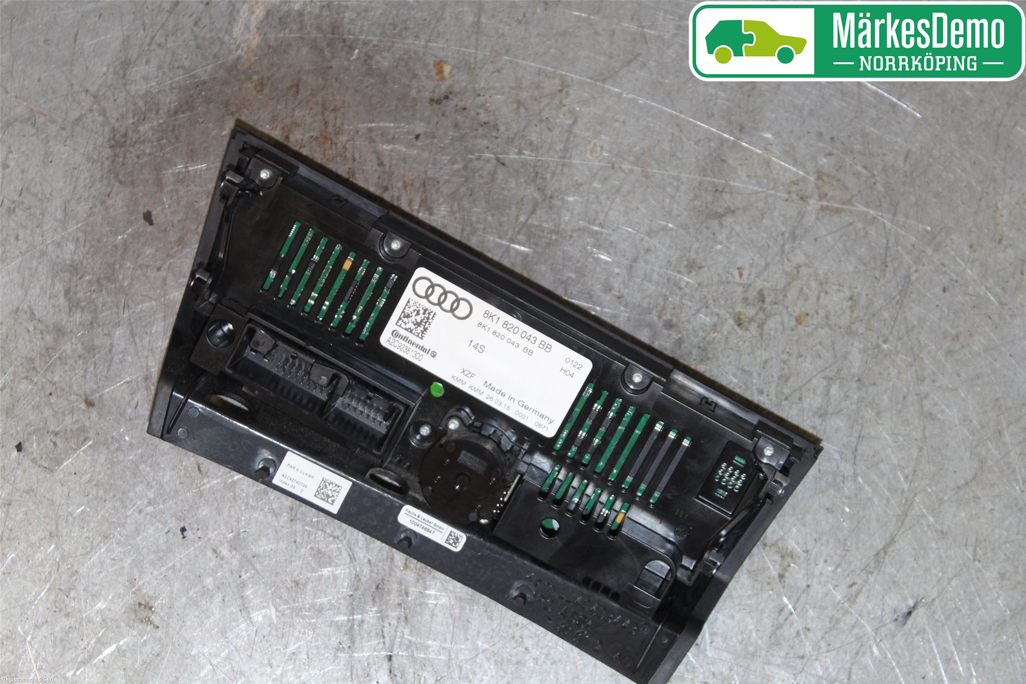 Audi A4 ALLROAD 09-16 Varmeapparat Panel(Regulering)