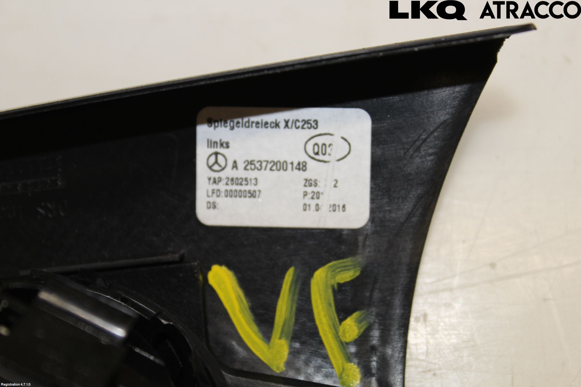 Mercedes-Benz MB GLC-KLASS (X253/C253) 15-22 Dørtrekk Innlegg Venstre