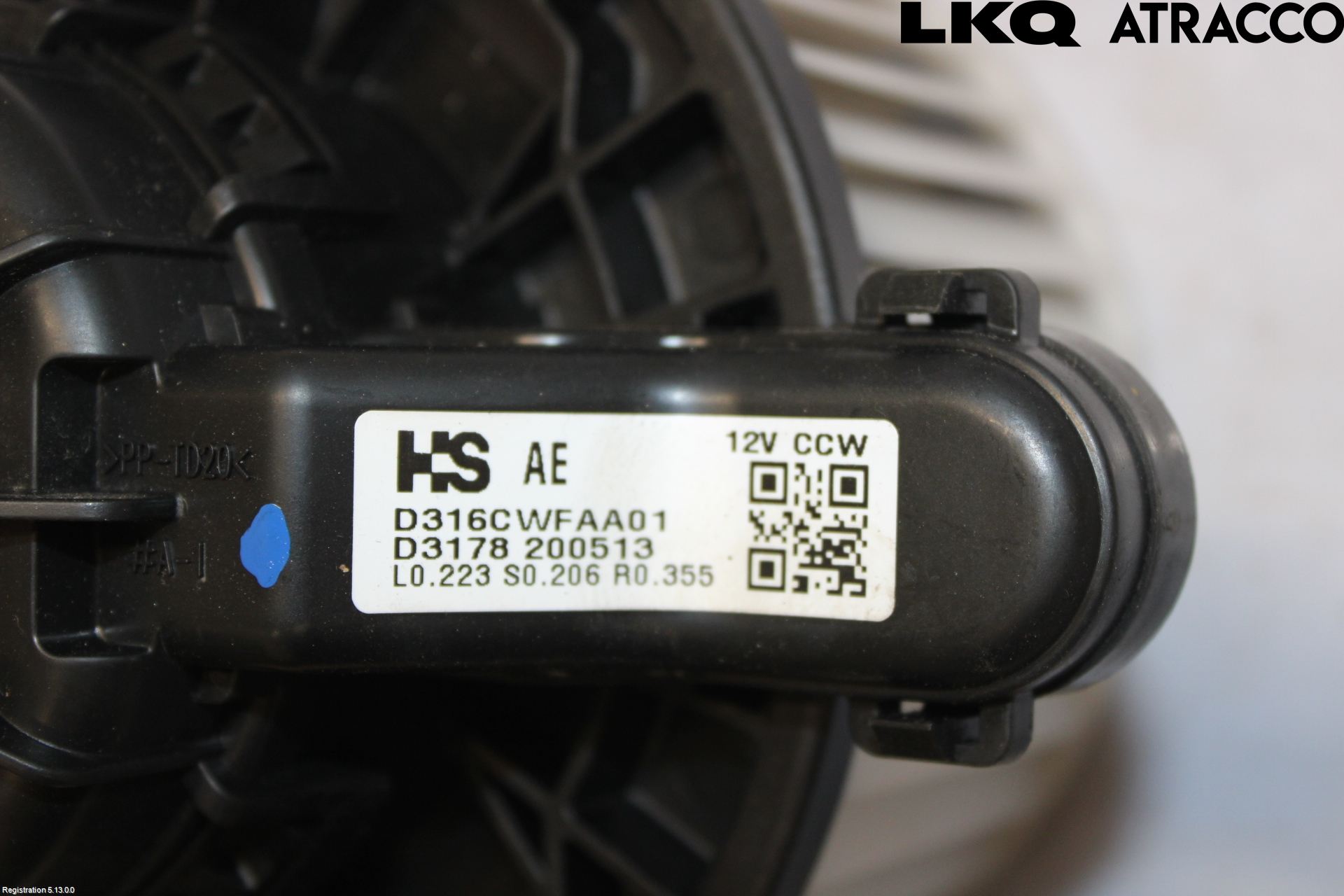 Kia NIRO (DE) 17-22 Varmeapparat Viftemotor