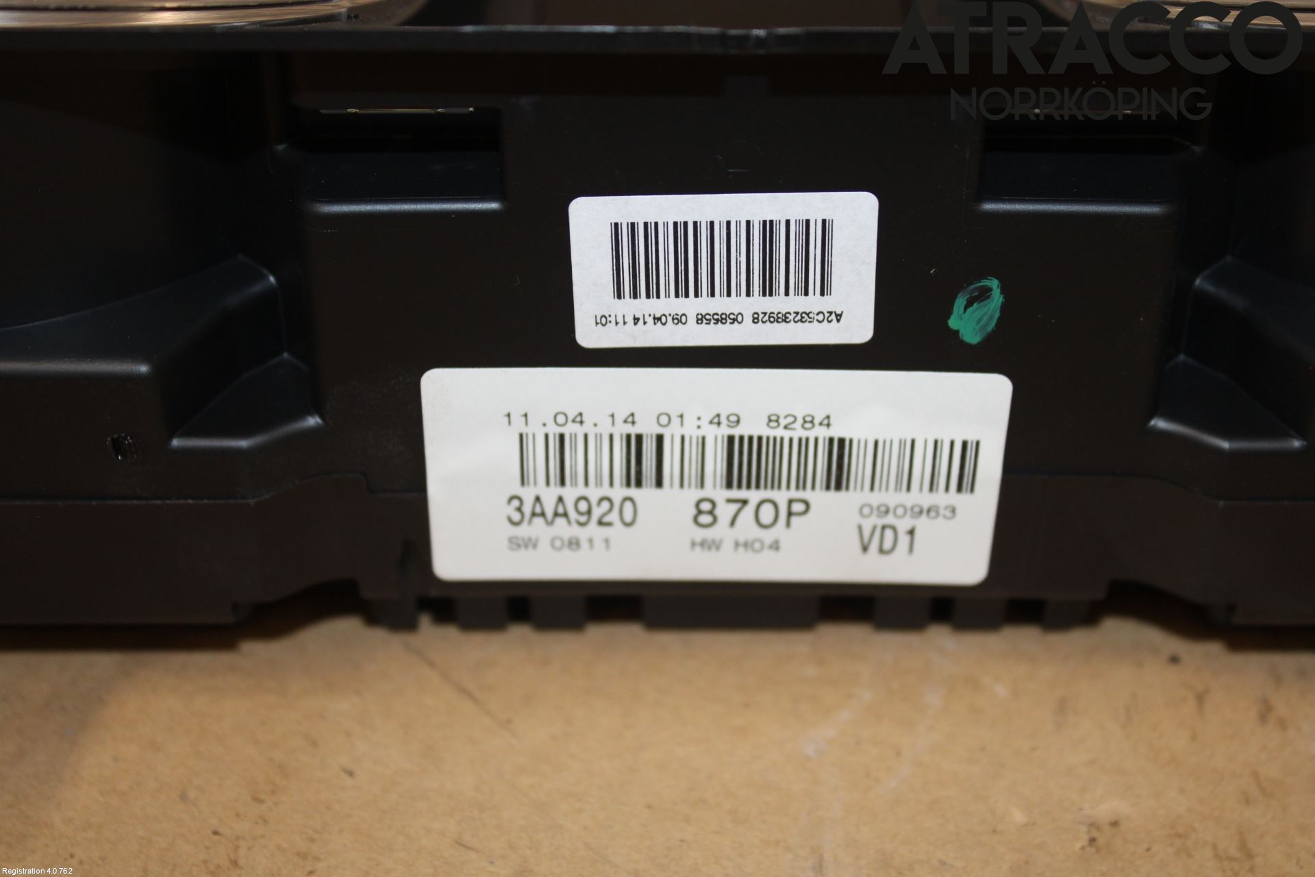 Volkswagen VW PASSAT 11-14 Instr Kombinert