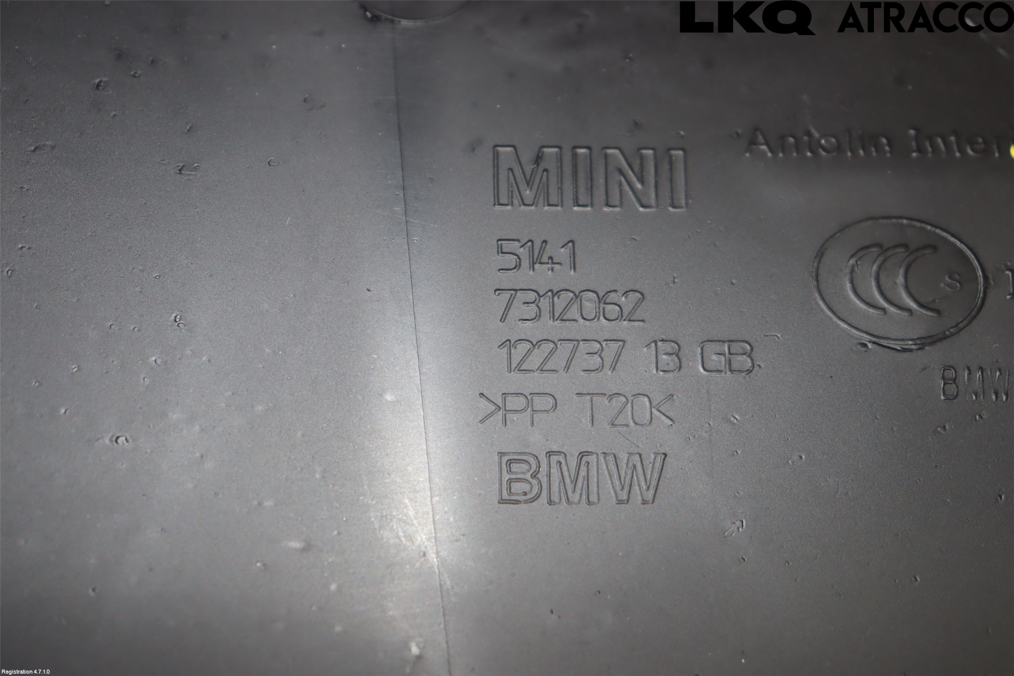 Mini ONE/COOPER 3DR F56 14-24 Innr Dørtrekk Høyre