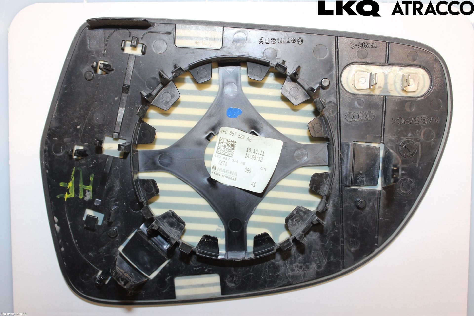 Audi A4 ALLROAD 09-16 Speil Glass H