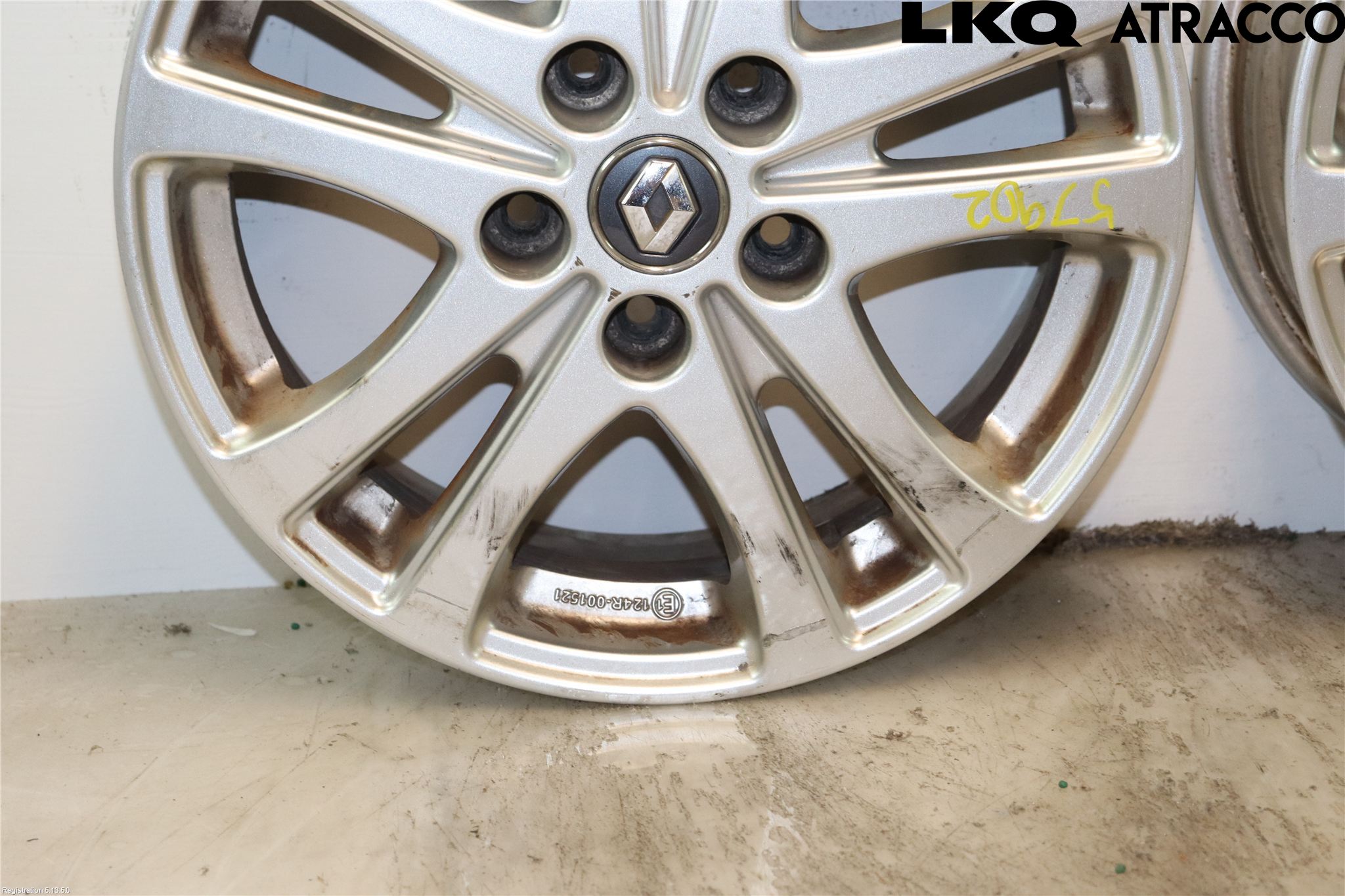 Renault MEGANE III 09-15 Felg Aluminium Sett 4Stk