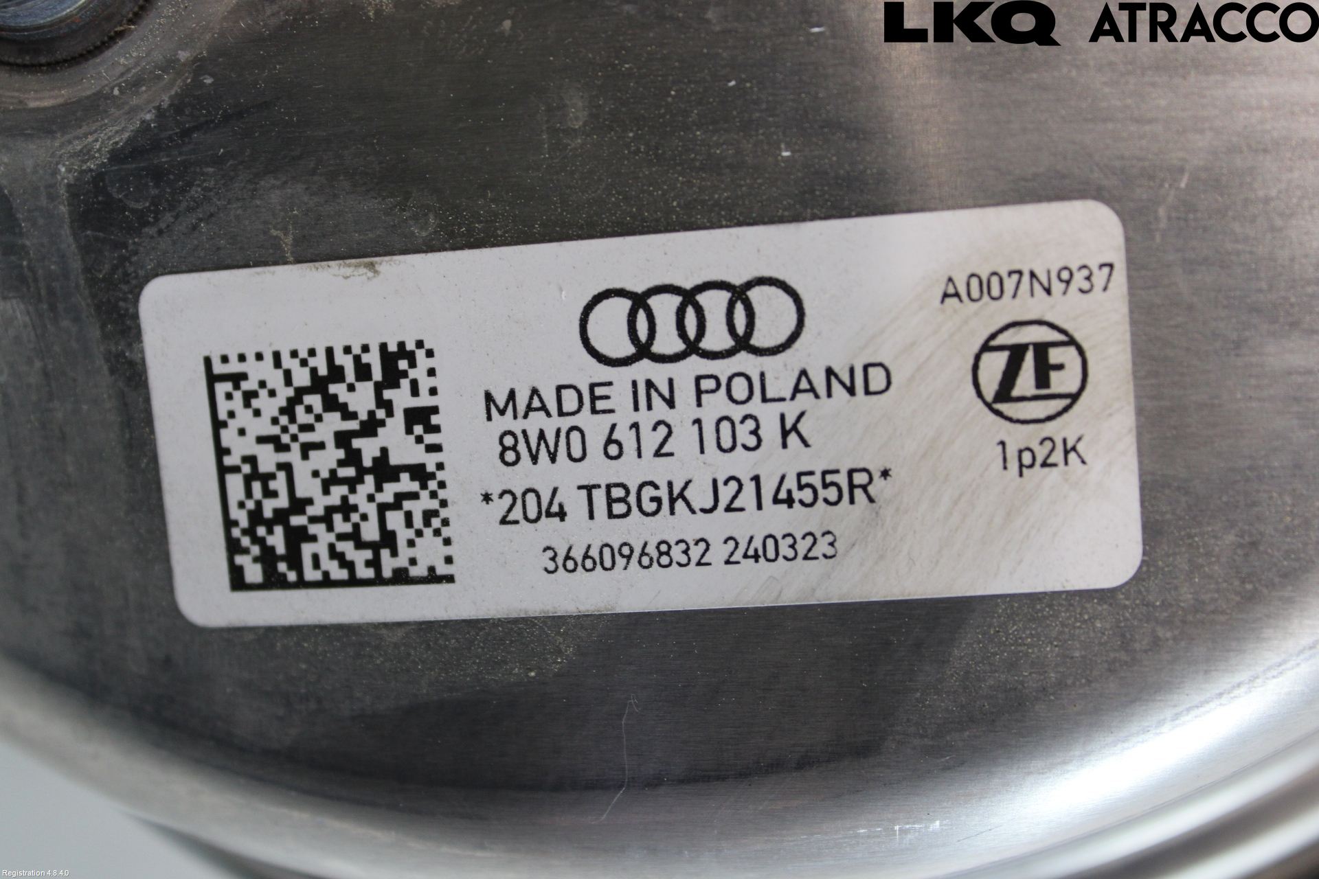 Audi A4/S4 B9 20- Bremseservo
