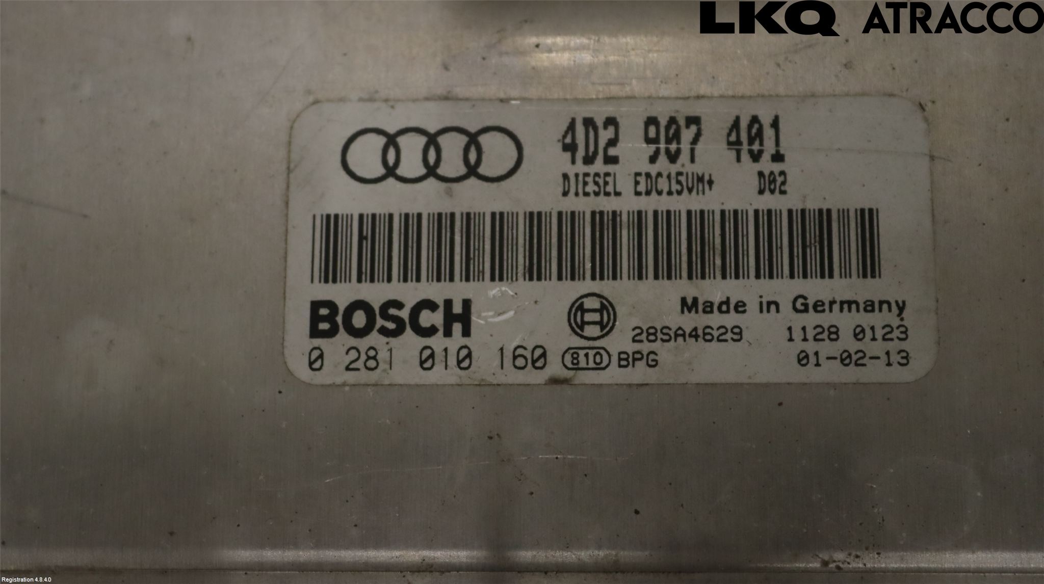 Audi A8/S8 4D 94-02 Styreenhet Dieselpumpe