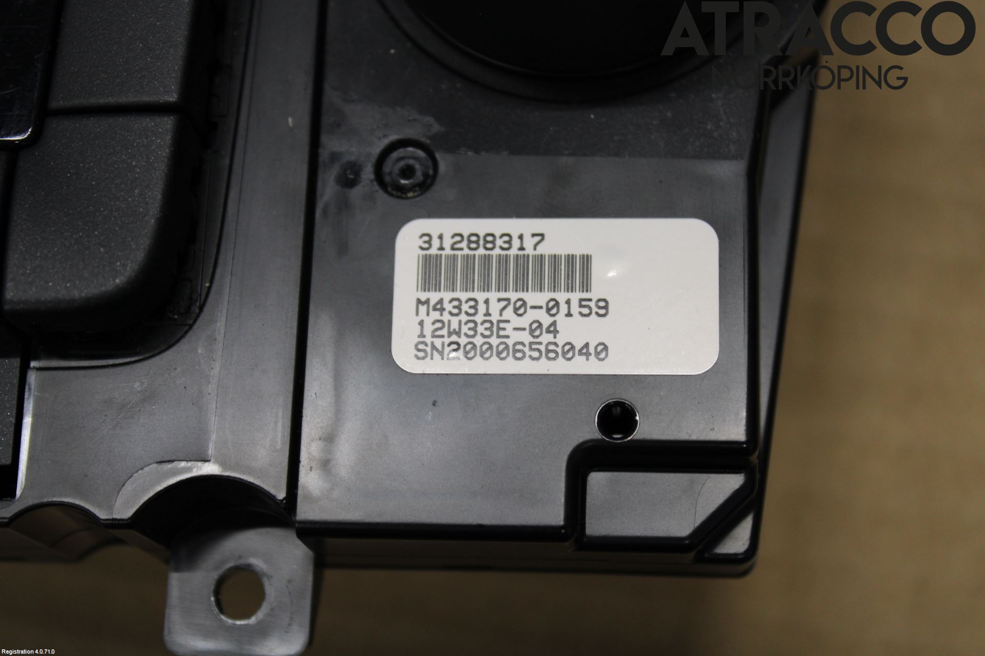 Volvo V70 08-13 Varme Ac Betjening-Display