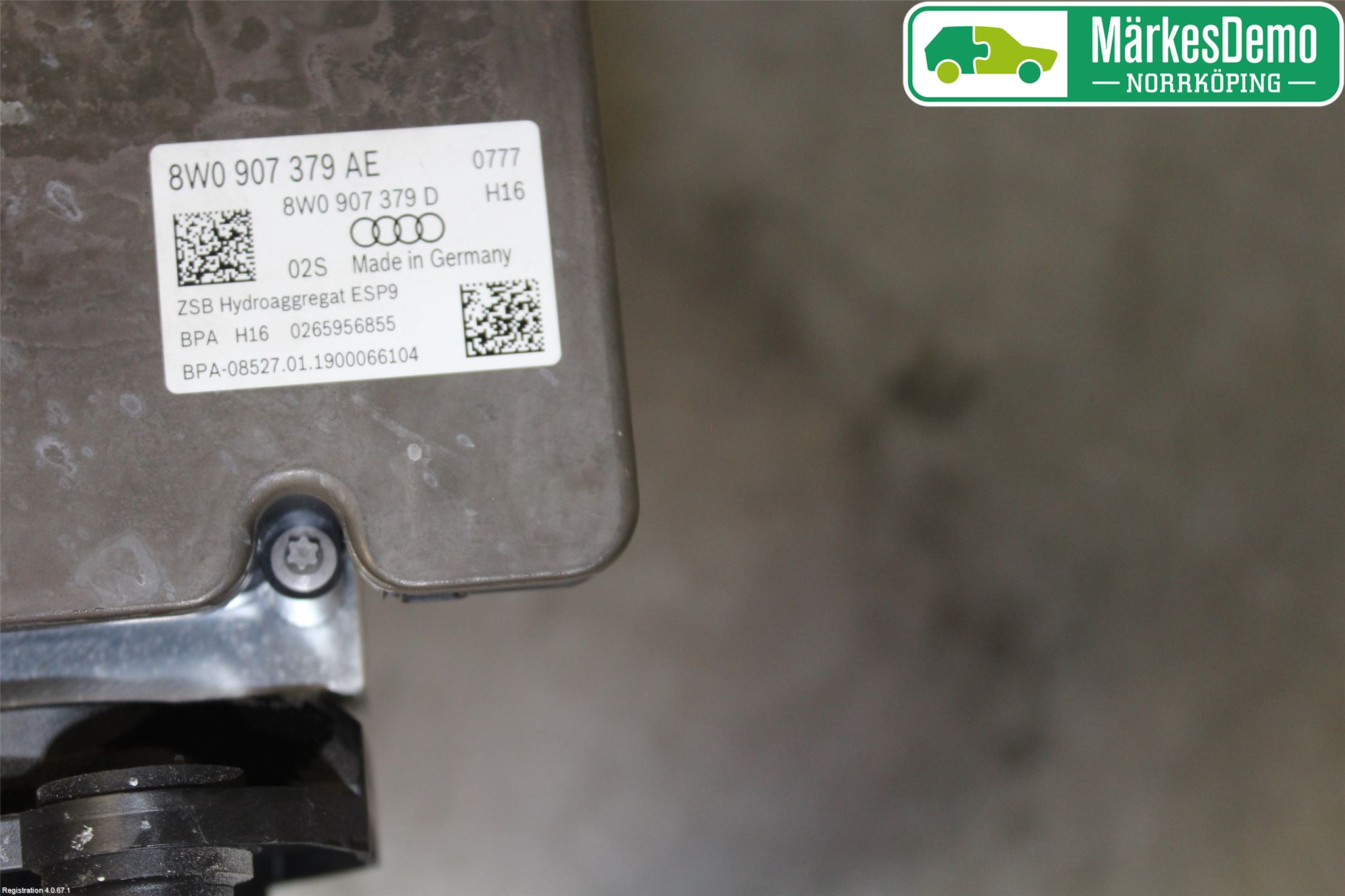 Audi A4/S4 B9 16-19 Abs Hydraulikkaggregat