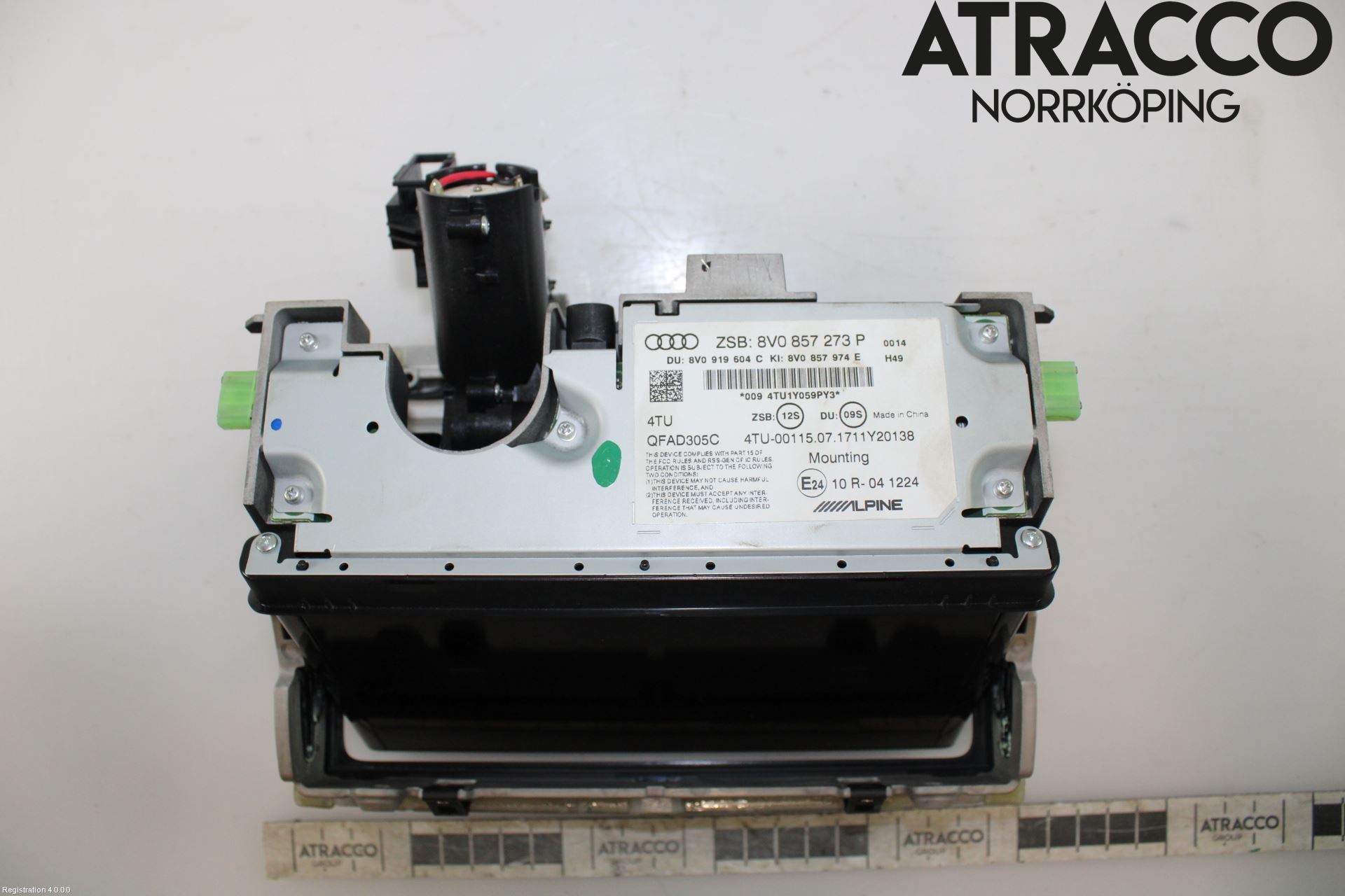 Audi A3/S3 8V 13-20 Instr Skjerm Dvd-Gps-Ac-Tlf