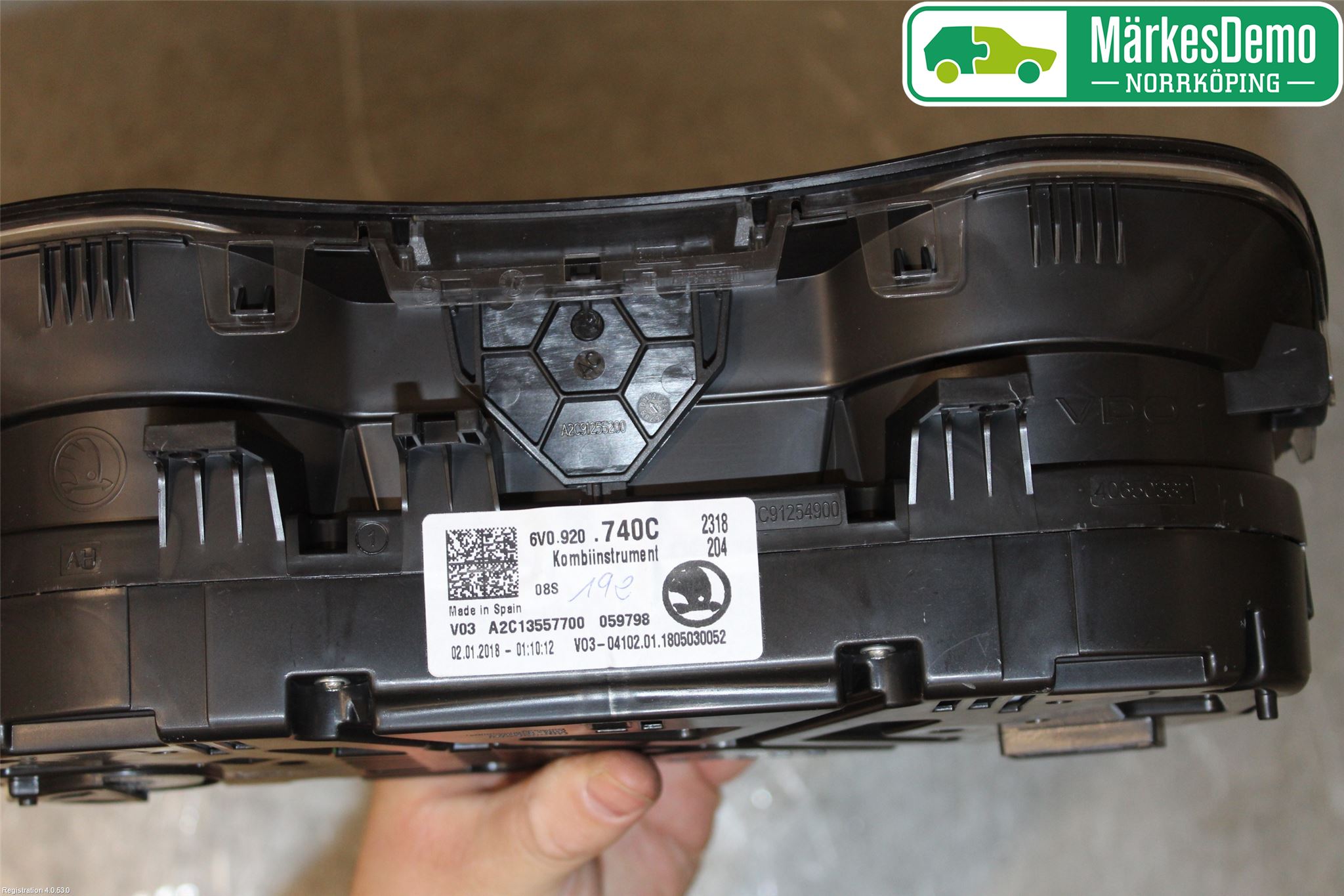 Skoda FABIA 15-21 Instr Kombinert