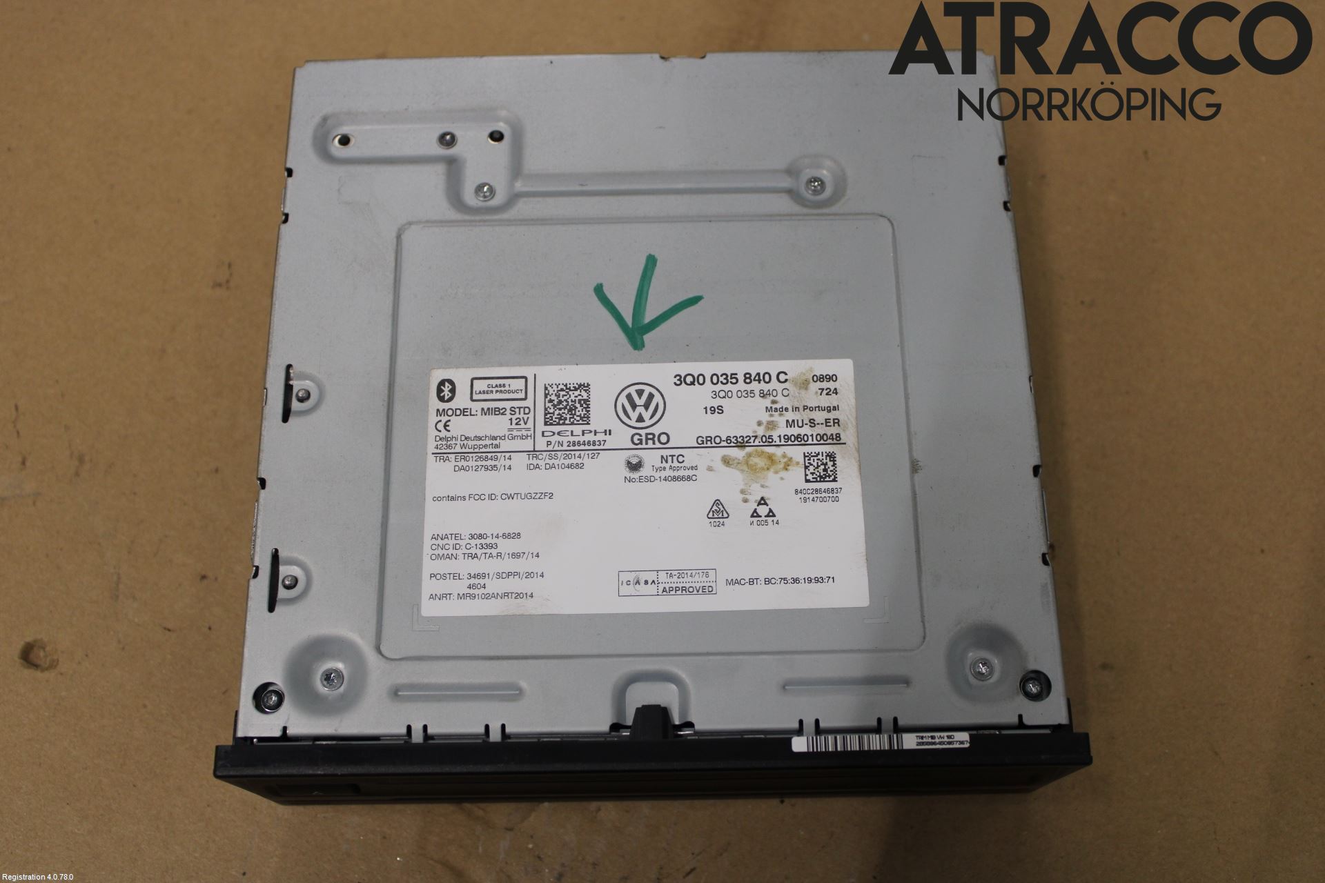 Volkswagen VW TIGUAN 16-24 Stereo Radio Med Cd