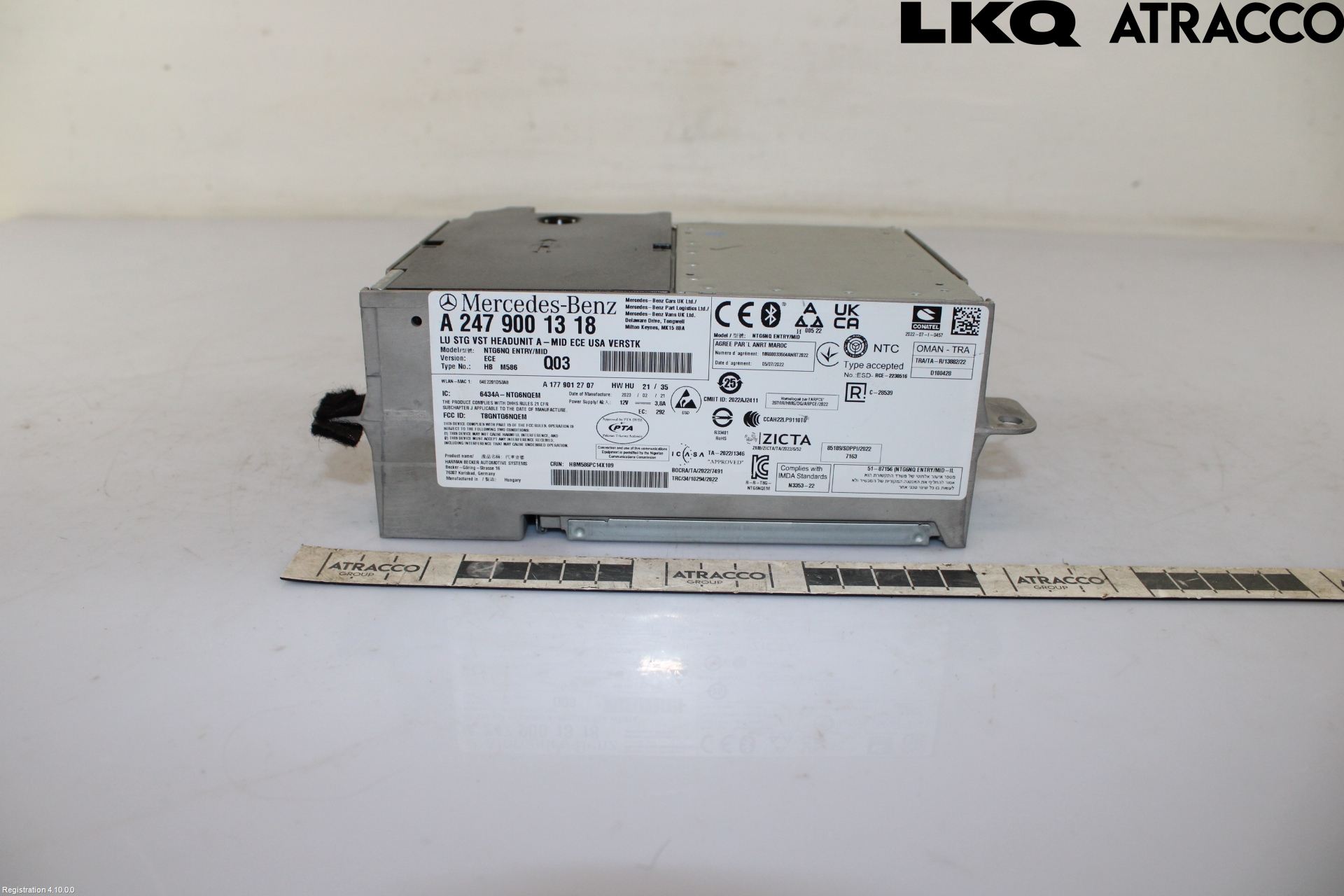 Mercedes-Benz MB EQA (H243) 21- Stereo Radio Med Cd