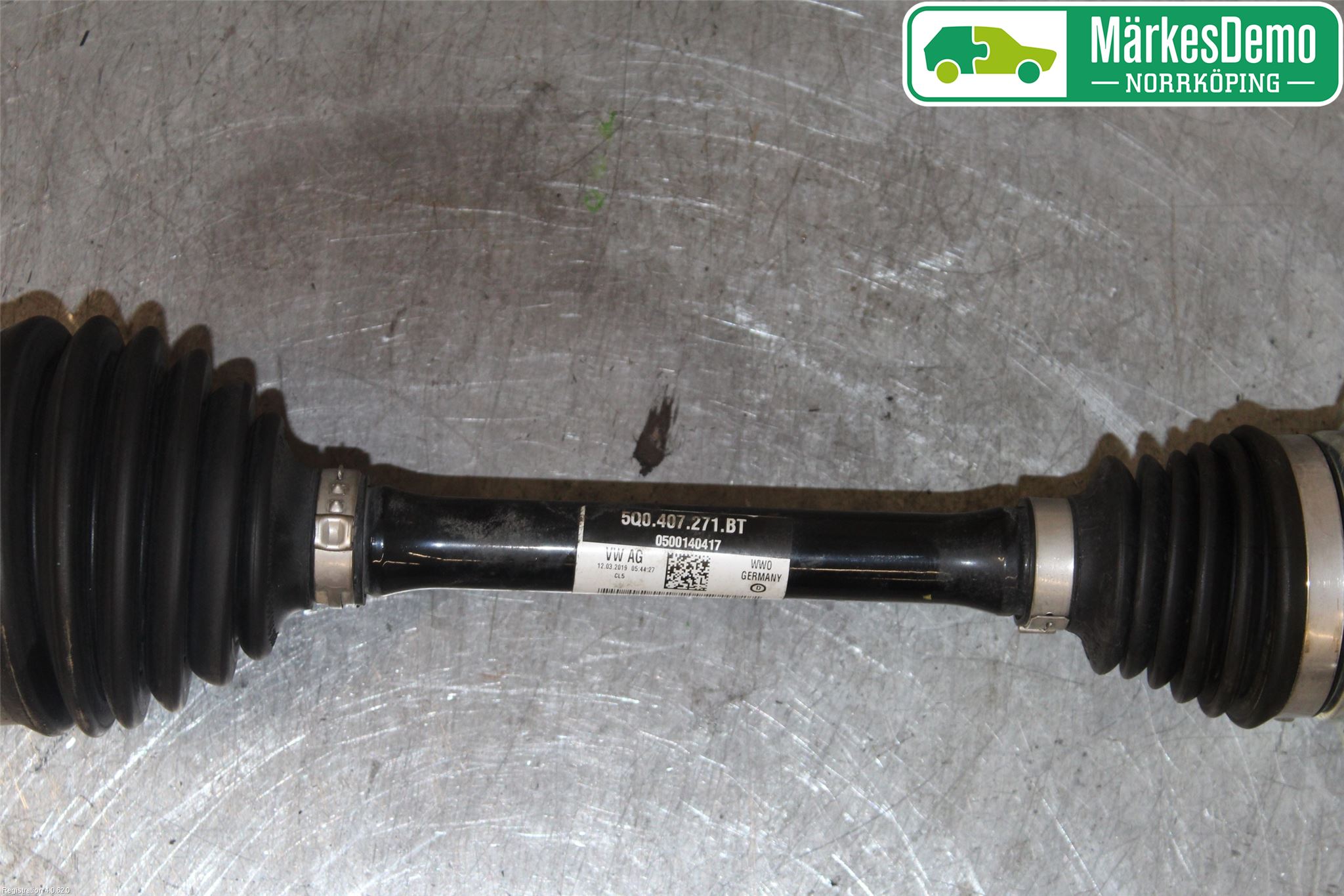 Volkswagen VW GOLF / E-GOLF VII 13-20 Drivaksel Foran Kompl Venstre