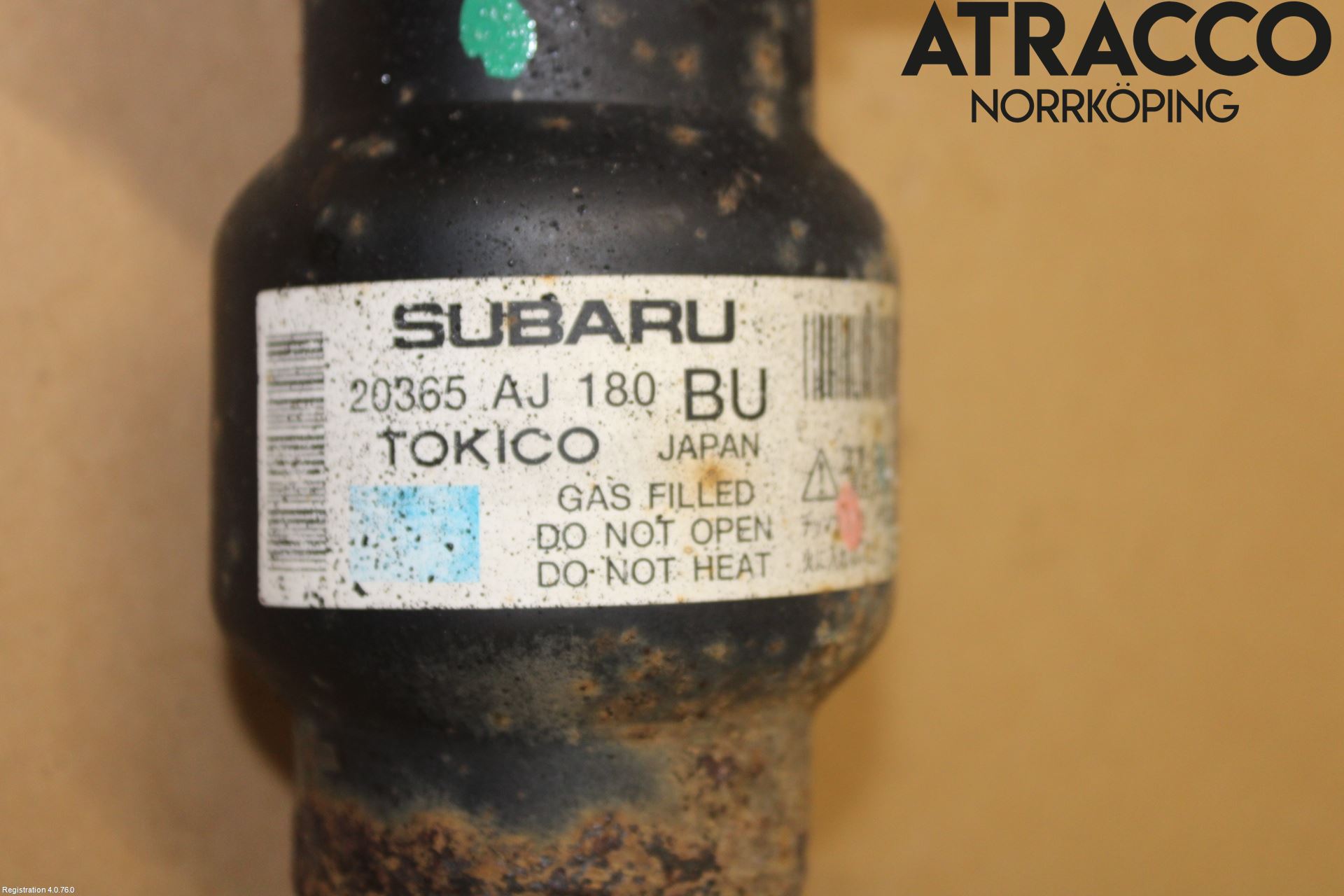 Subaru OUTBACK 10-15 Fjærbein Bak Venstre