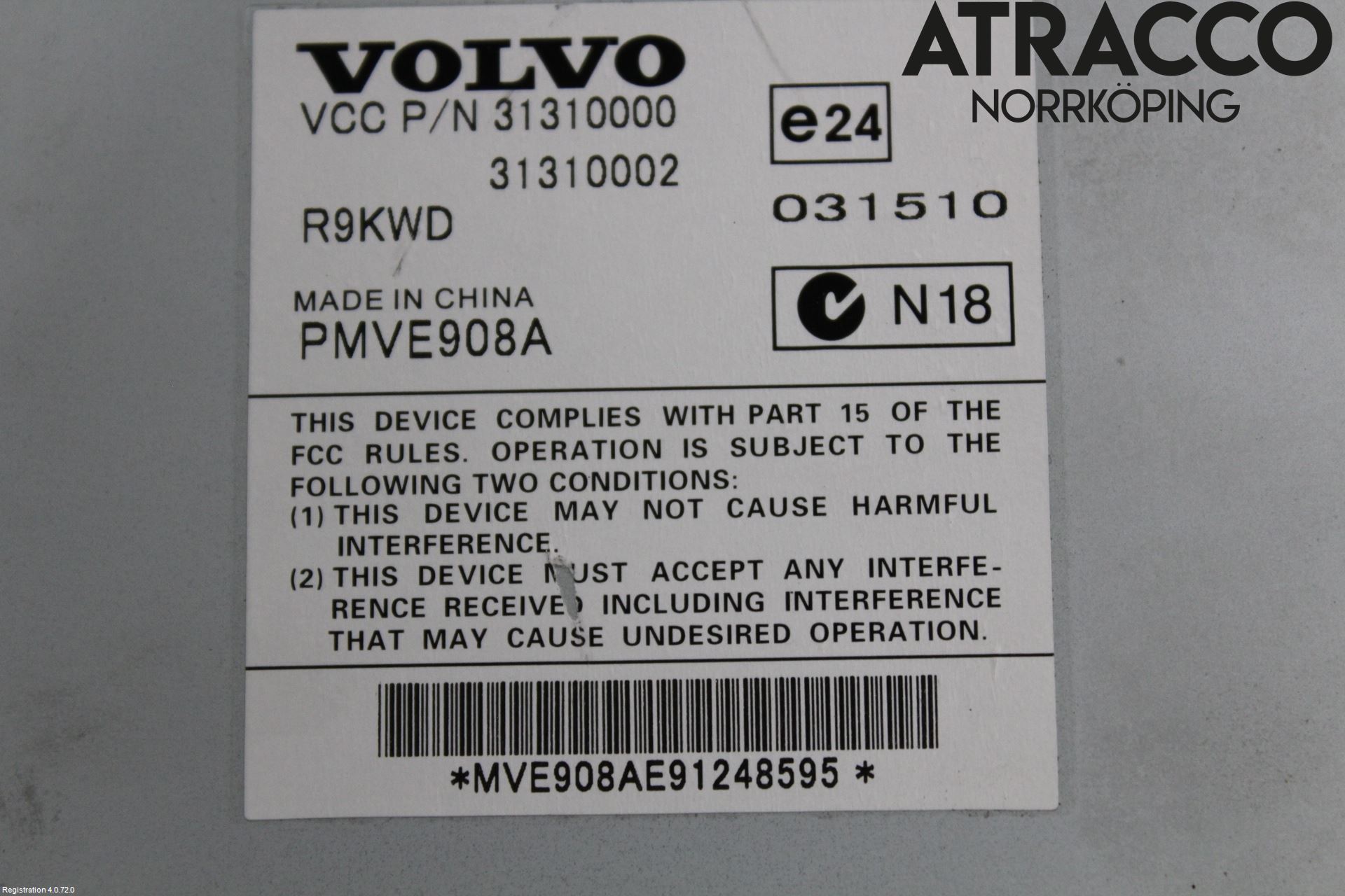 Volvo V50 08-12 Stereo Forsterker