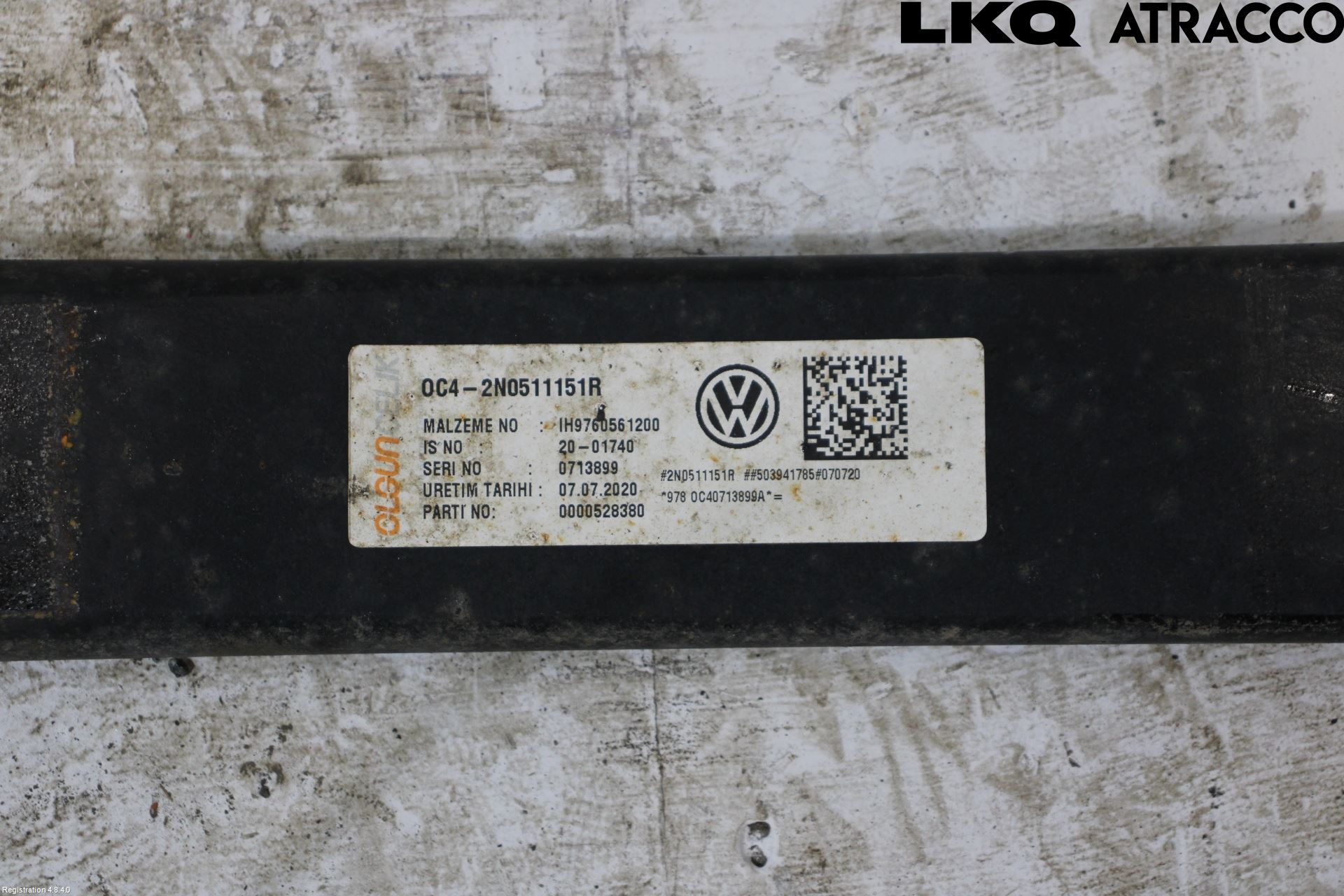 Volkswagen VW CRAFTER II / E-CRAFTER 17- Fjær Bak Blad