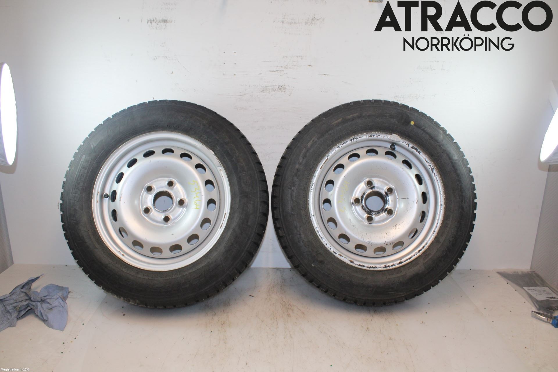 Volkswagen VW CADDY      04-10 Dekk Vinter På Stål Felg 4Stk
