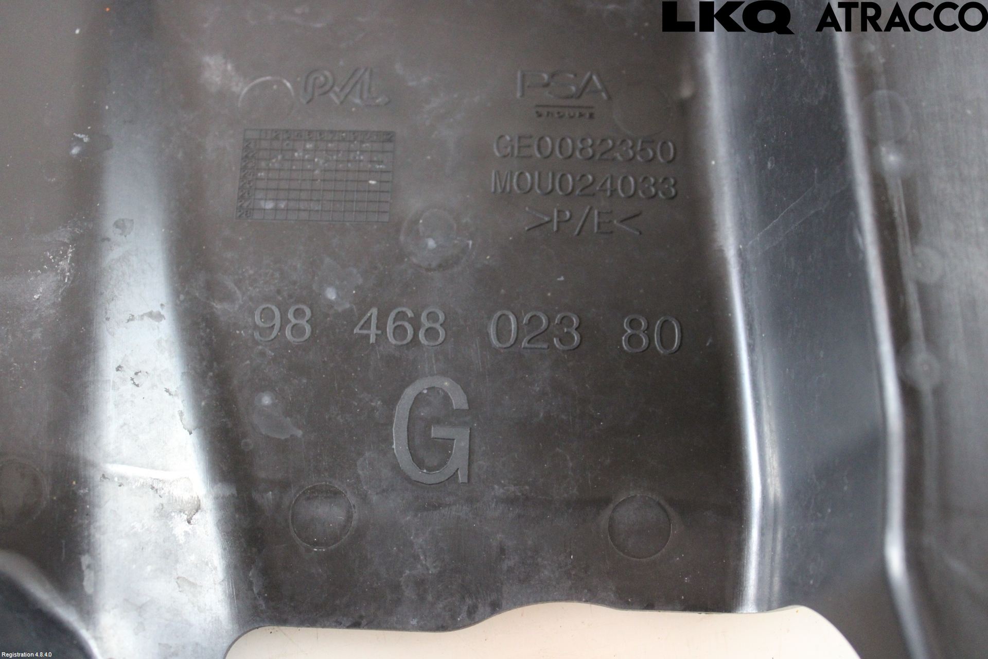 Opel ASTRA L 22- Bunnplate U Motor-Gear-Dørk