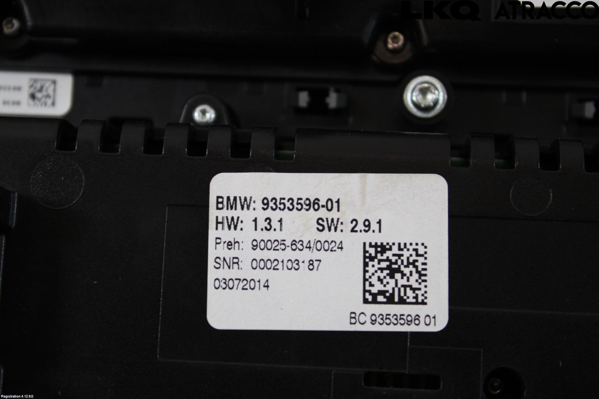 BMW 5 F10/F11/F18 09-17 Varmeapparat Panel(Regulering)